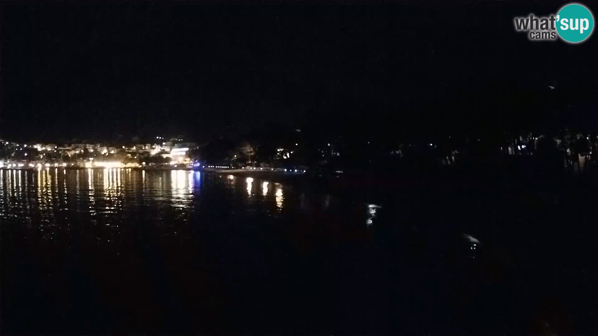 Spletna kamera – Baška Voda – Borik, pogled na plažo Nikolina