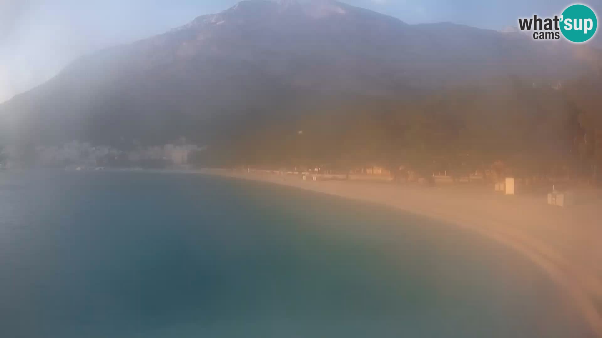 Webcam Live – Baška Voda – Borik, spiaggia Nikolina