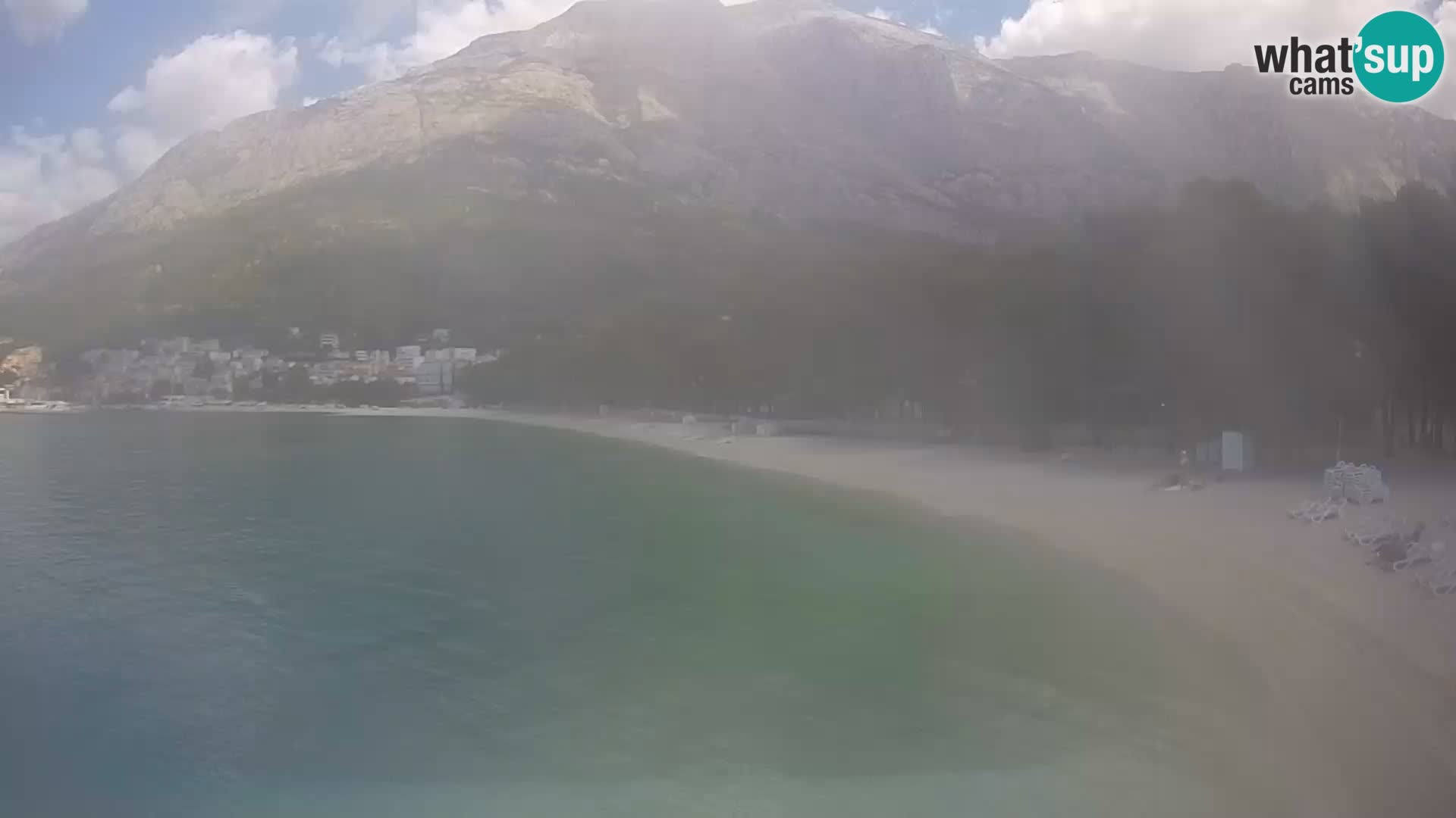 Webcam Live –  Baška Voda – Borik, Nikolina beach