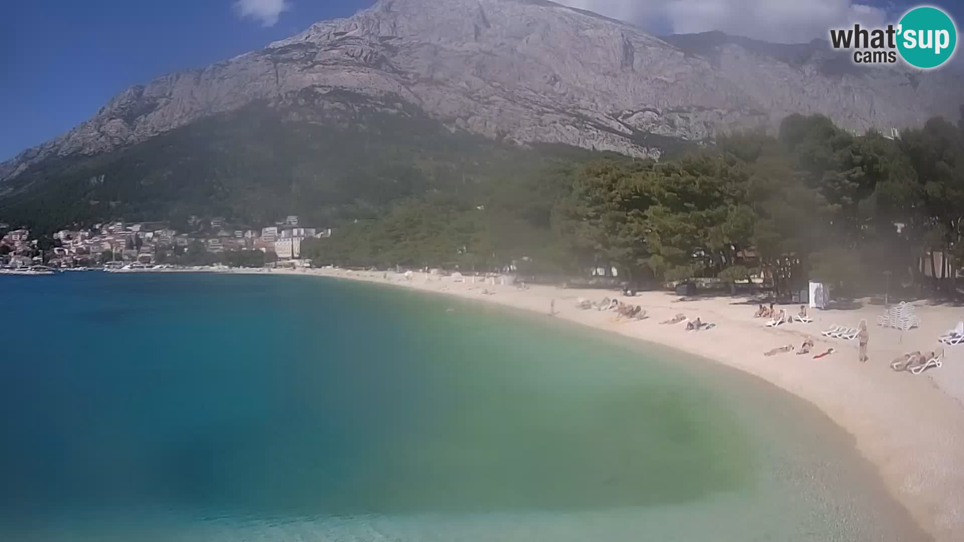 Webcam Live –  Baška Voda – Borik, Nikolina beach