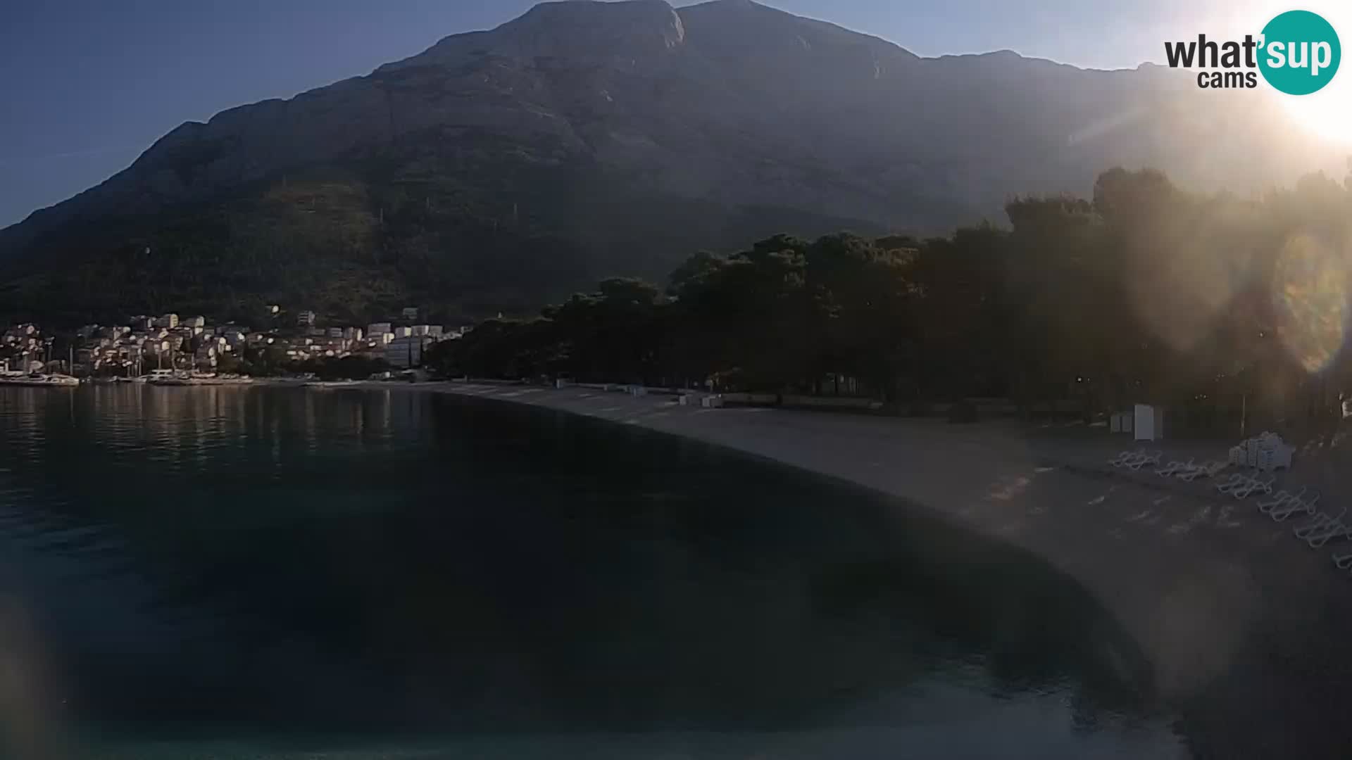 Webcam Basca Voda –  Borik, playa Nikolina