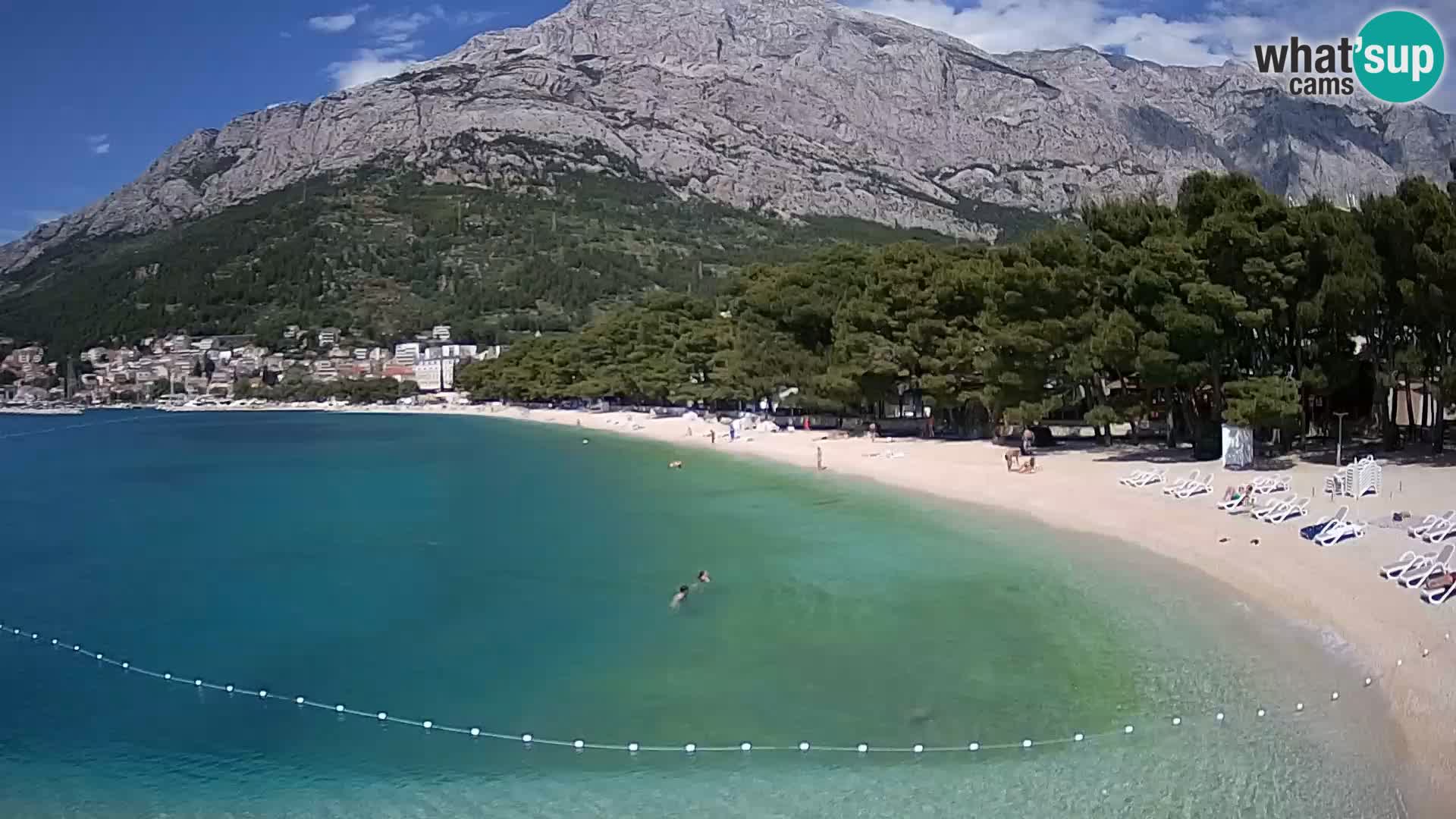 Webcam Live –  Baška Voda – Borik, Nikolina beach