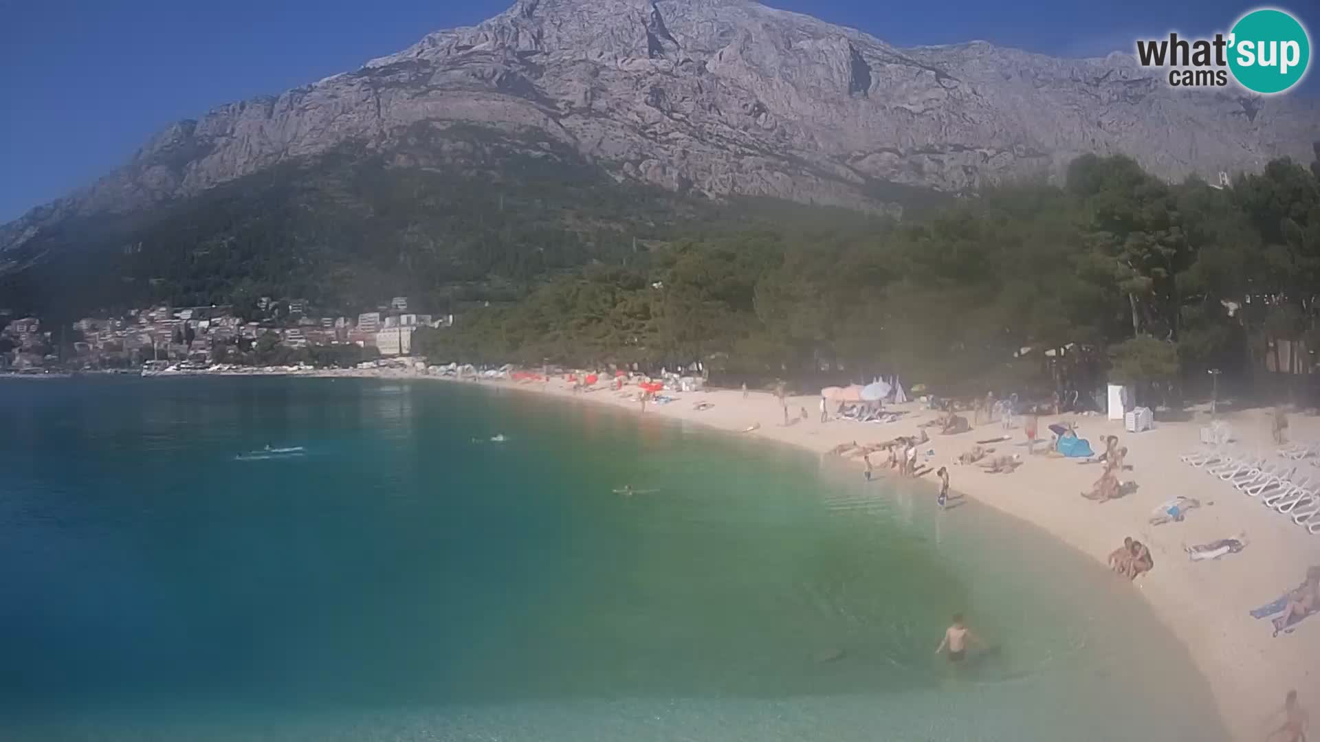 Webcam Live –  Baška Voda – Borik, Nikolina beach