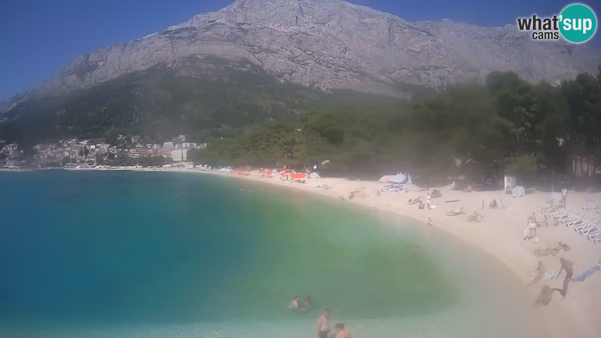 Webcam Live –  Baška Voda – Borik, Nikolina beach
