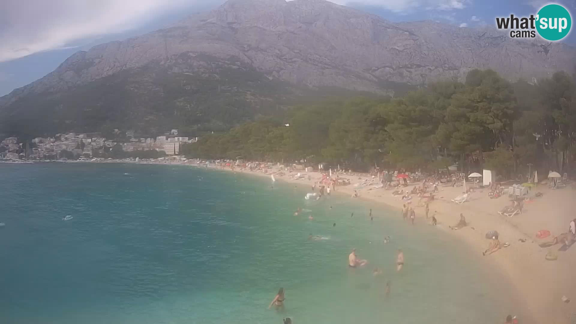 Webcam Baška Voda – Borik, Nikolina Strand