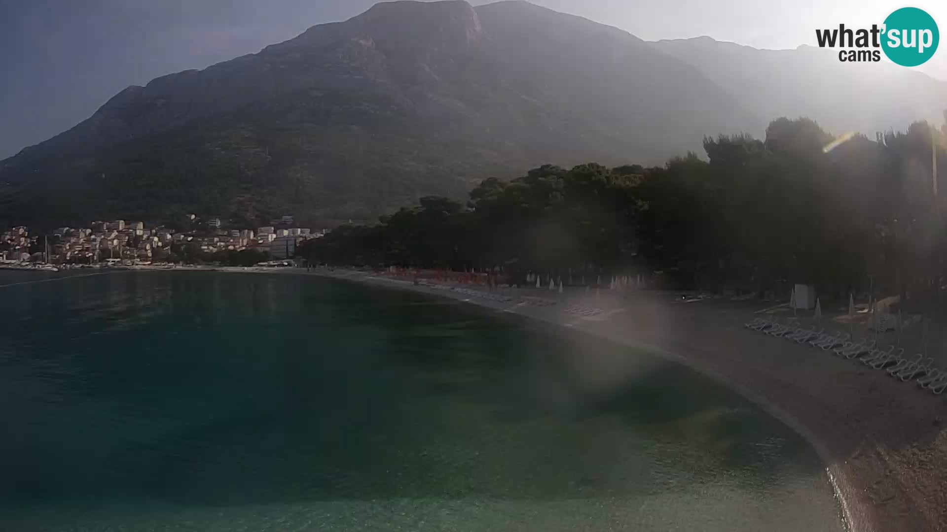 Webcam Live –  Baška Voda – Borik, Nikolina beach