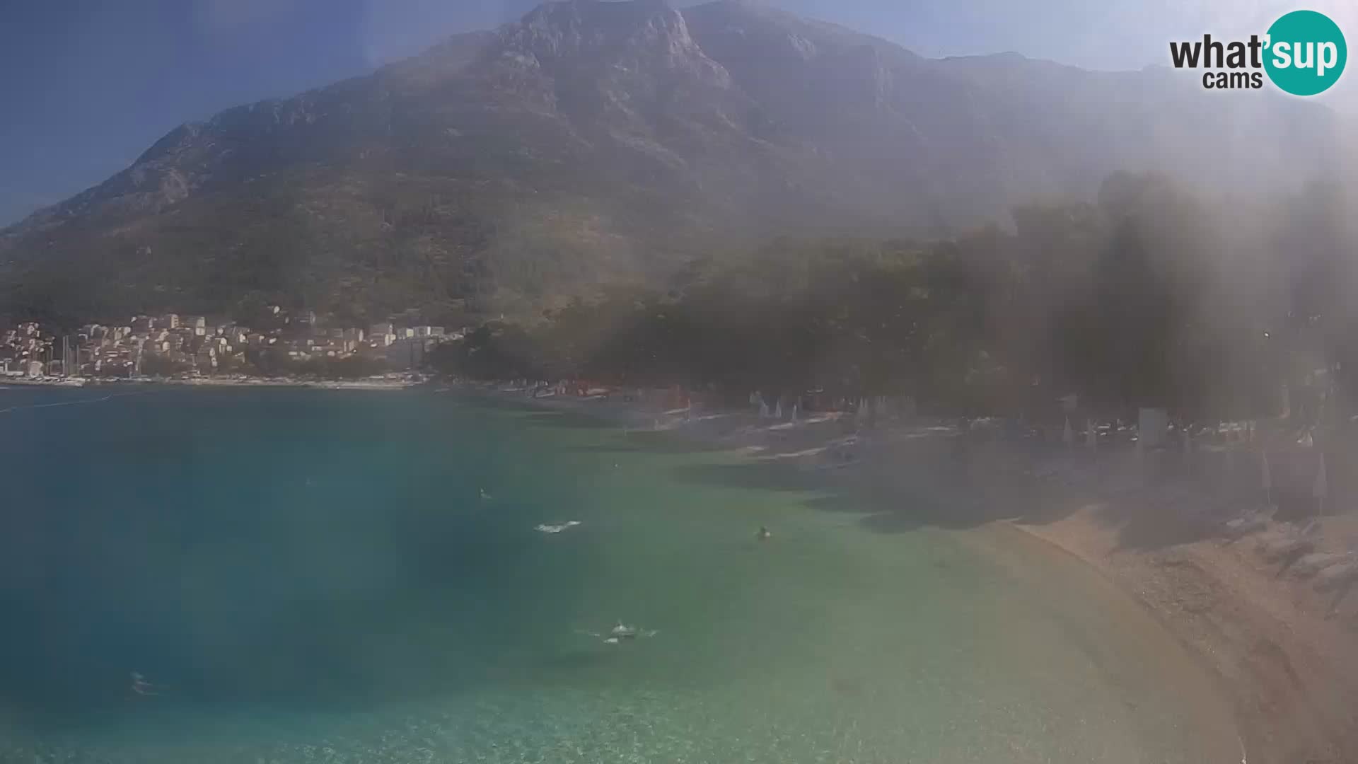 Webcam Live –  Baška Voda – Borik, Nikolina beach