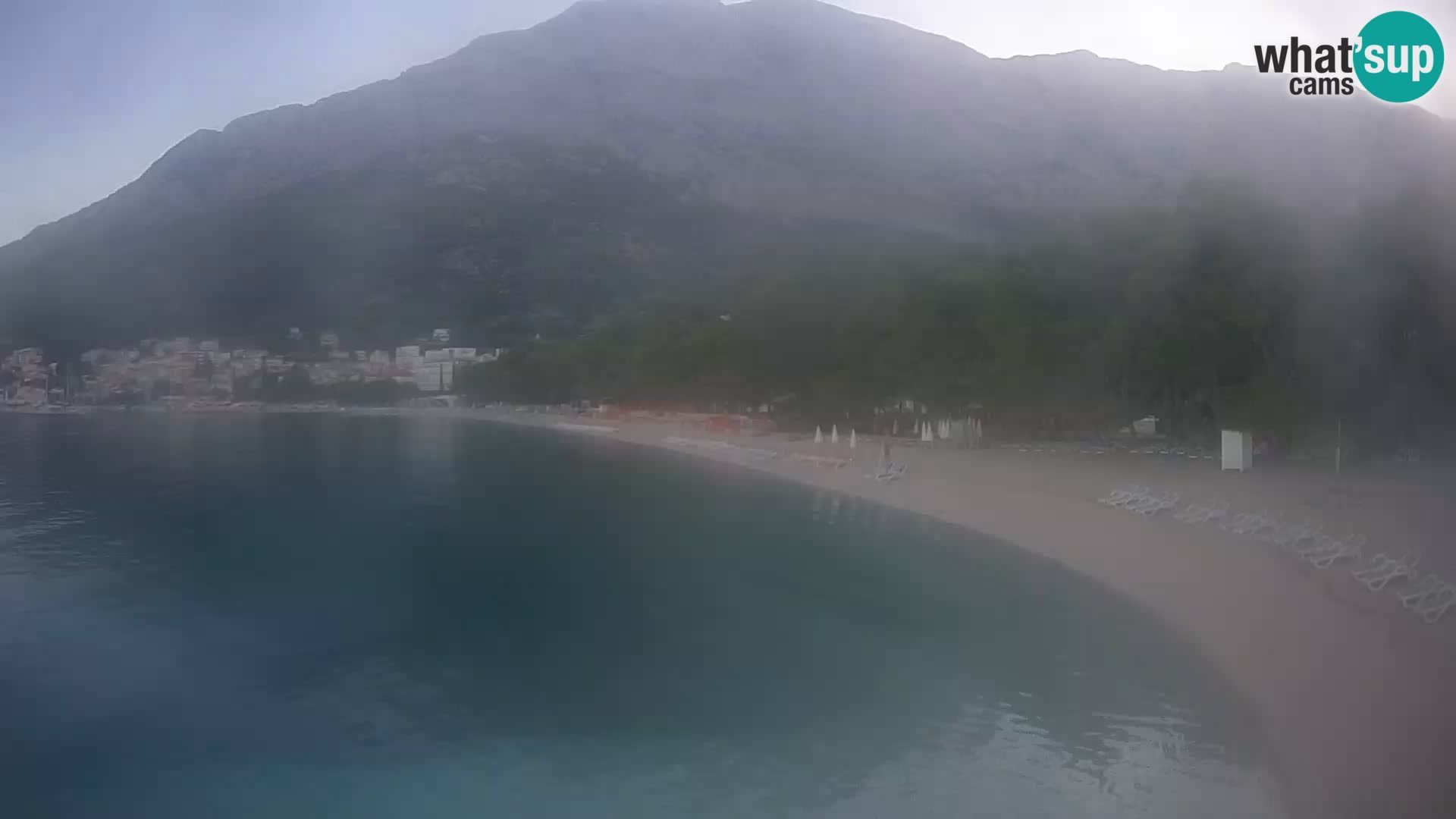 Webcam Basca Voda –  Borik, playa Nikolina