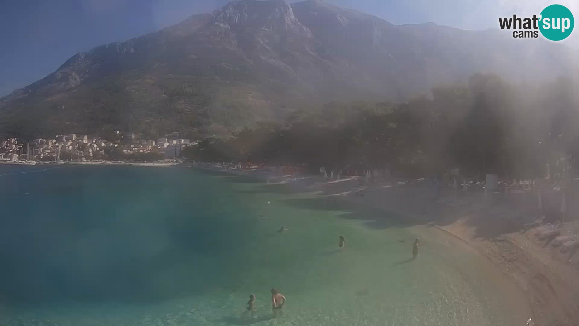 Webcam Live –  Baška Voda – Borik, Nikolina beach