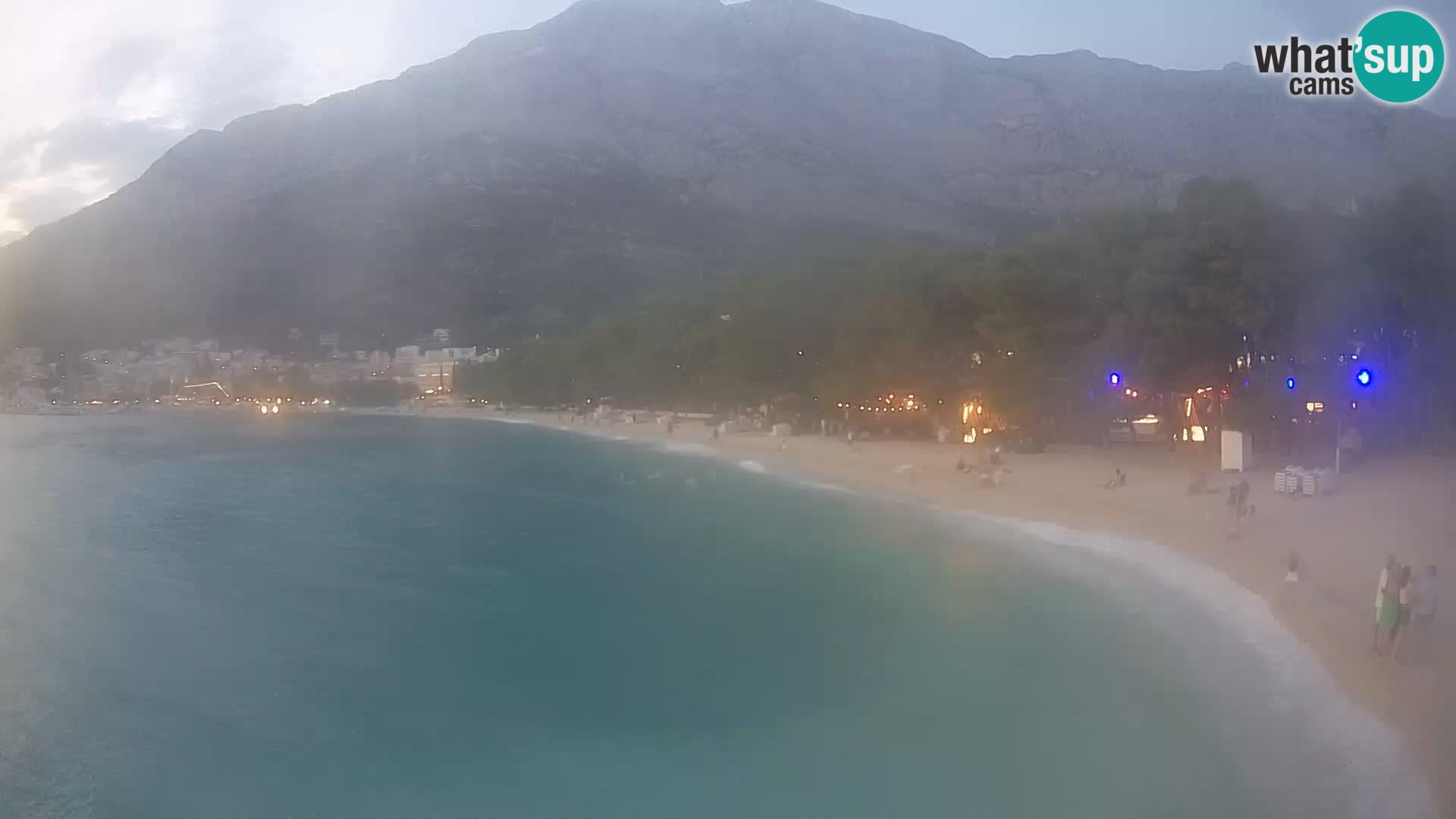 Webcam Baška Voda – Borik, plage Nikolina
