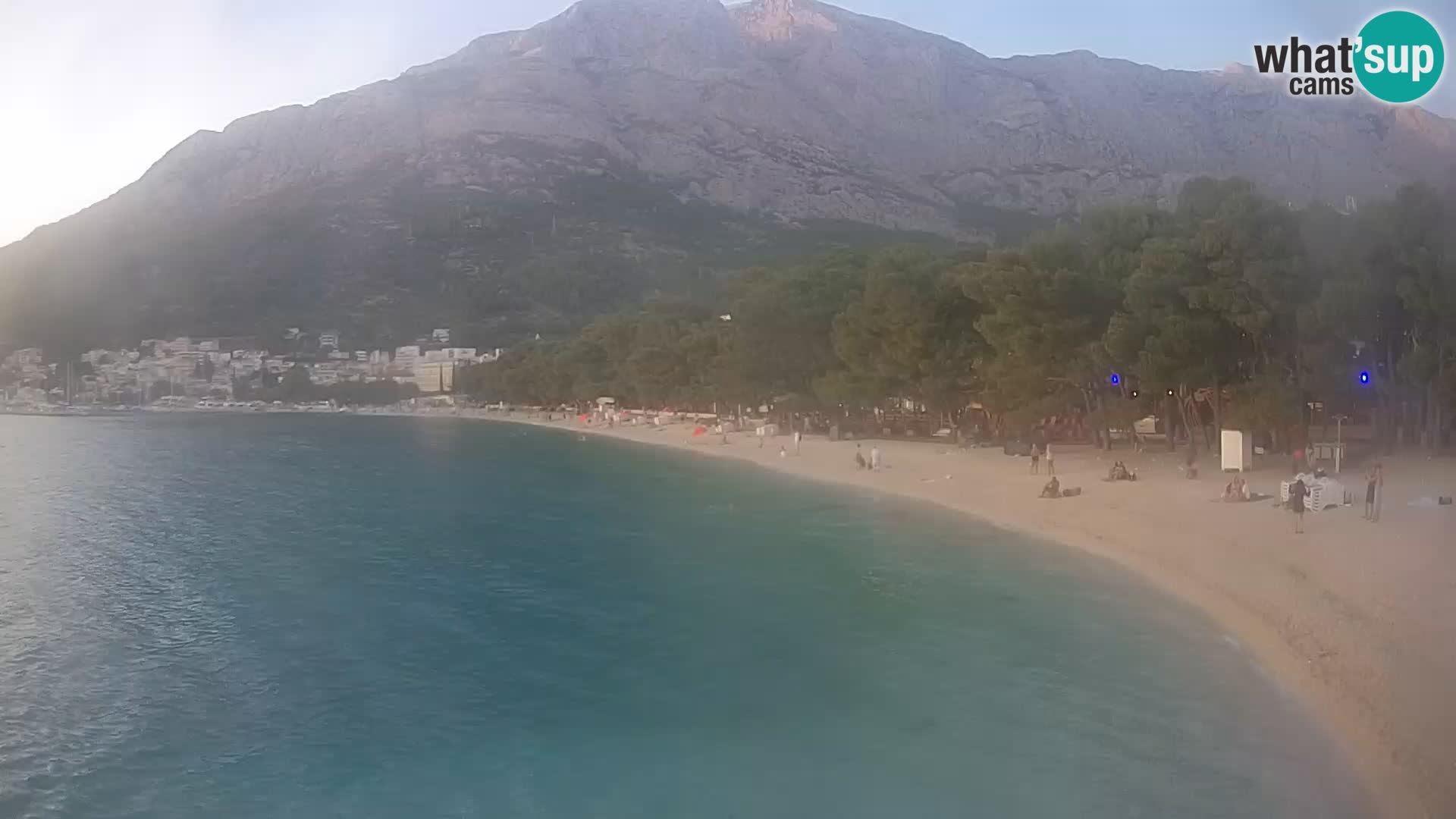 Webcam Live –  Baška Voda – Borik, Nikolina beach