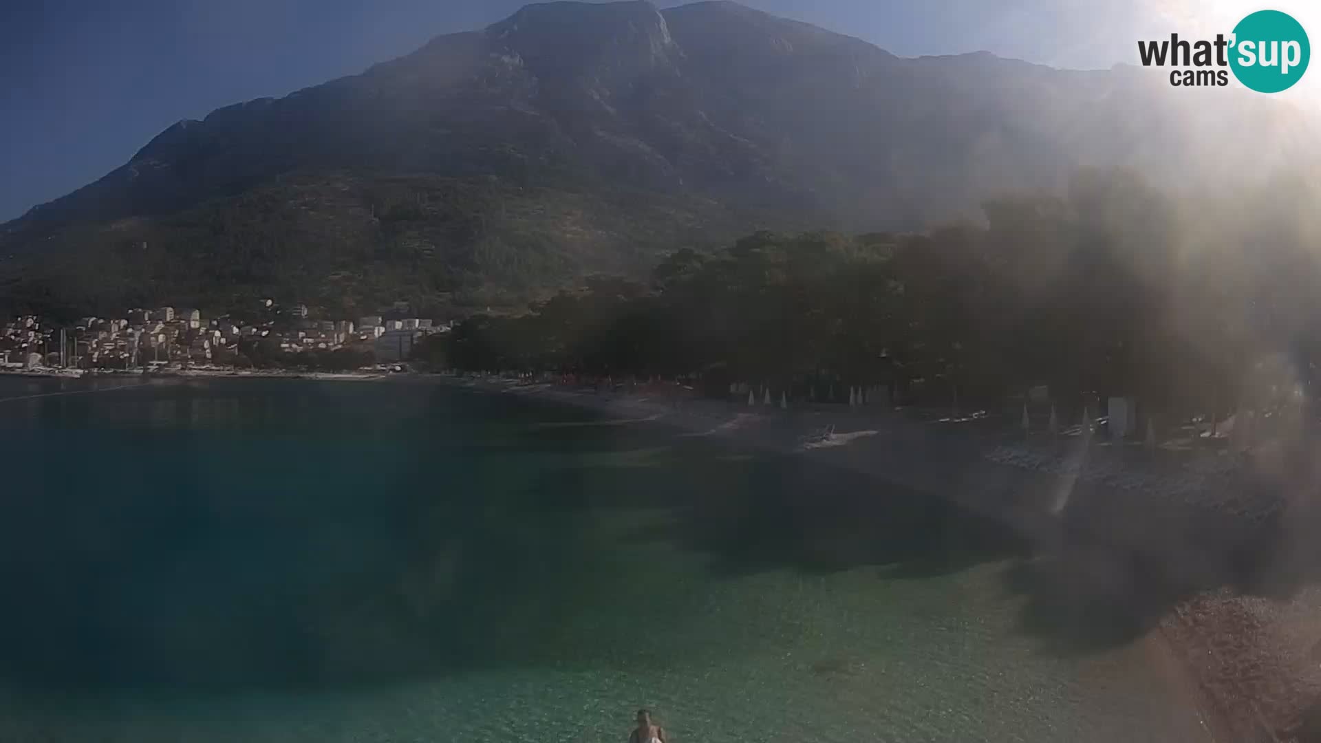 Webcam Baška Voda – Borik, Nikolina Strand