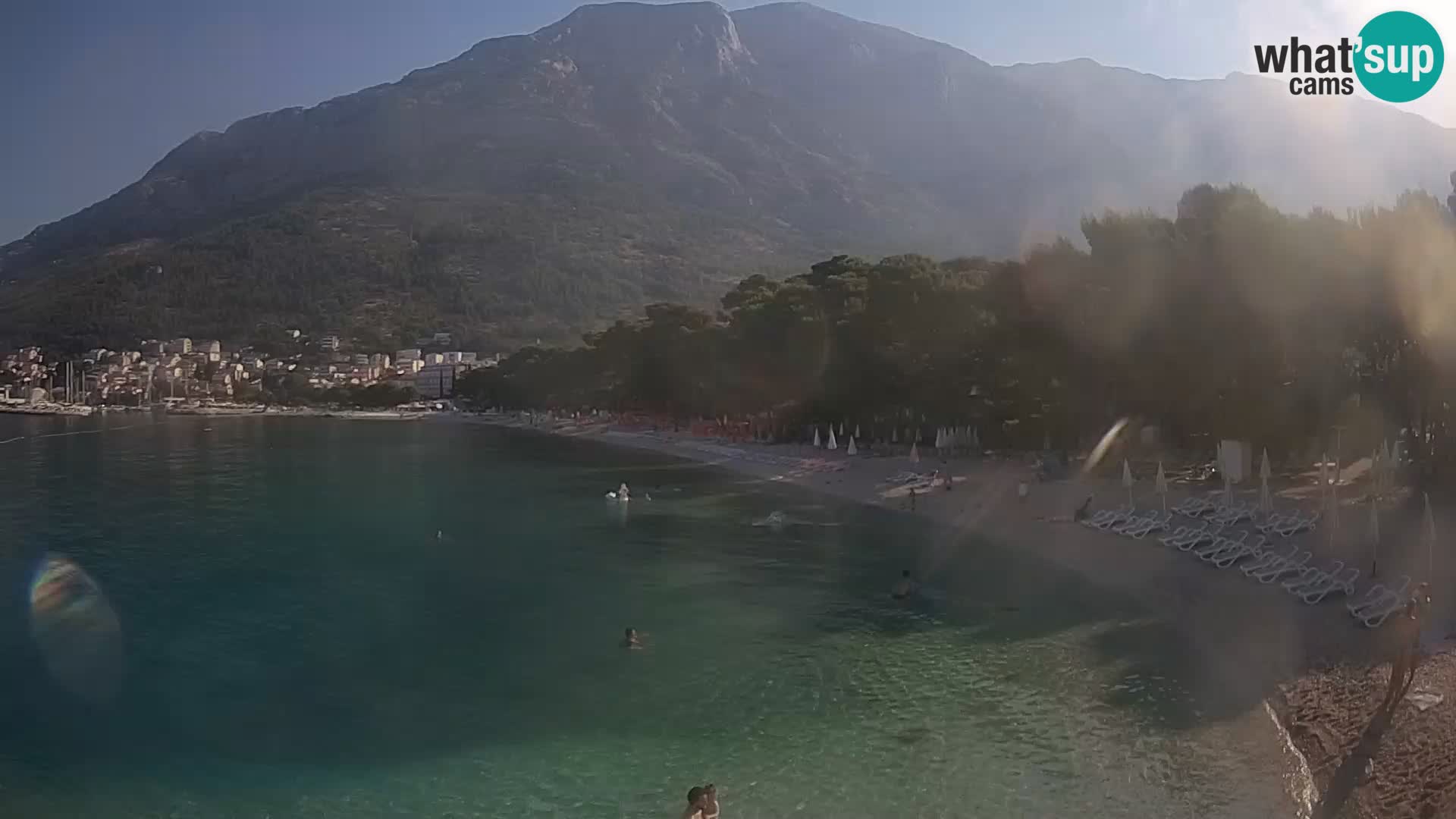 Webcam Live –  Baška Voda – Borik, Nikolina beach