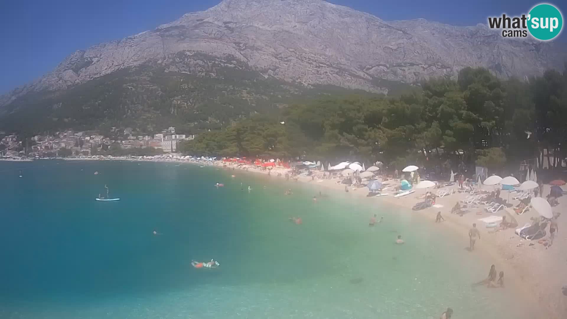 Webcam Baška Voda – Borik, Nikolina Strand