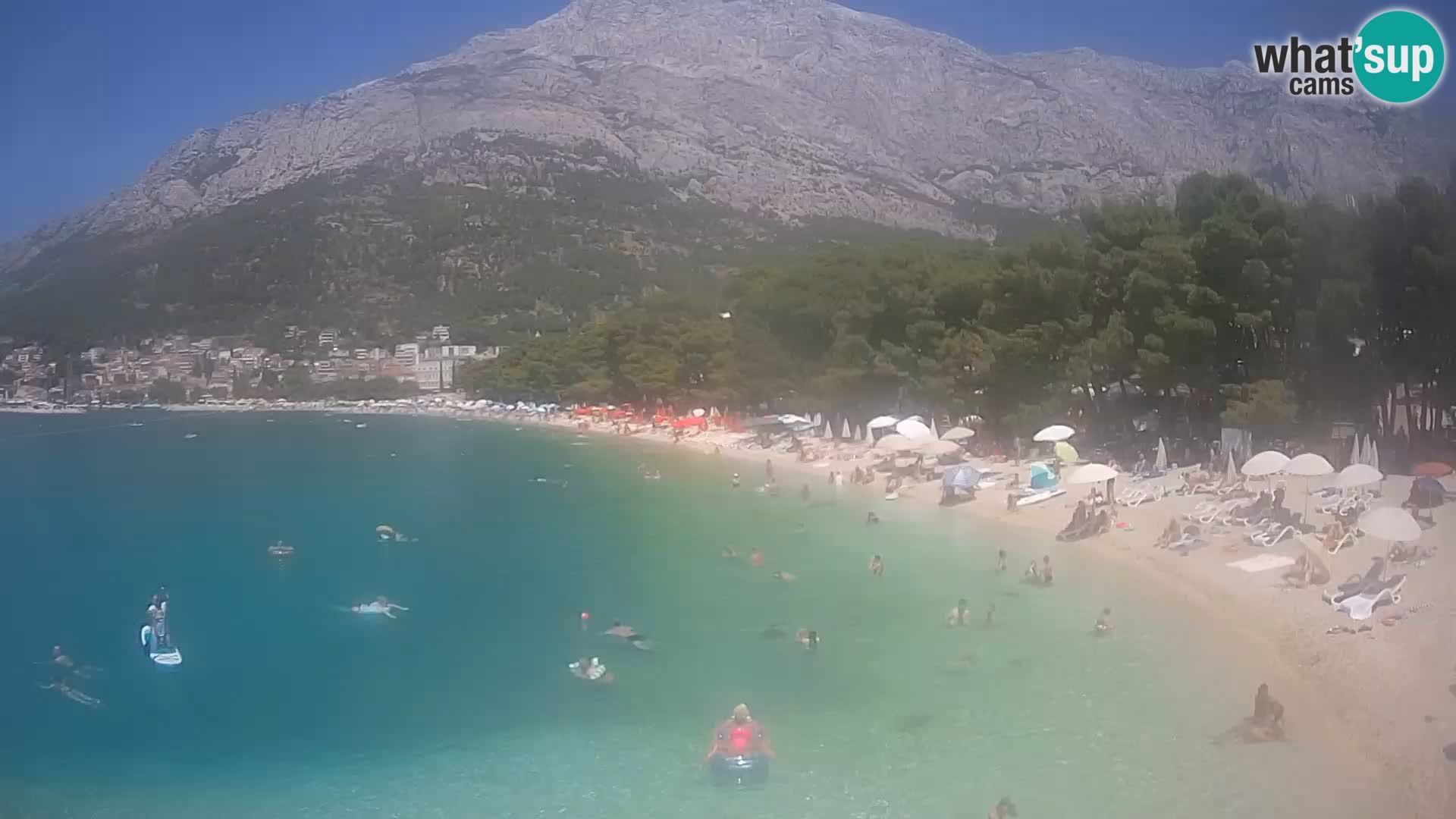 Webcam Baška Voda – Borik, Nikolina Strand