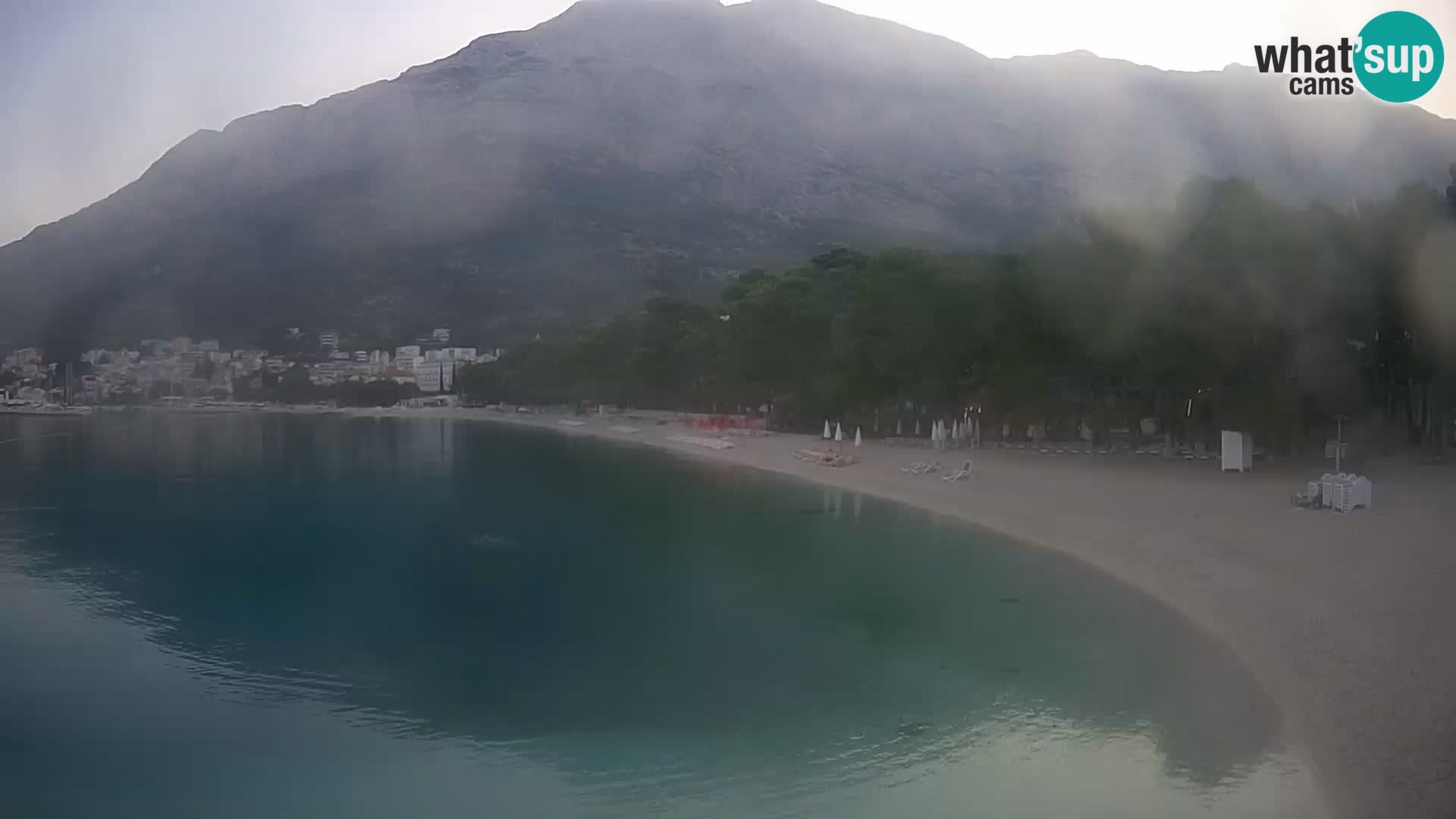 Webcam Basca Voda –  Borik, playa Nikolina