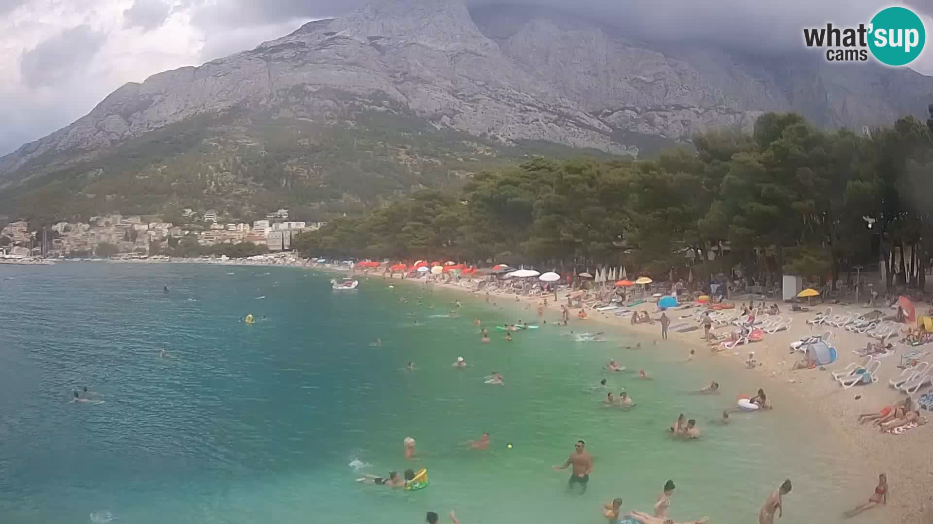 Webcam Live –  Baška Voda – Borik, Nikolina beach