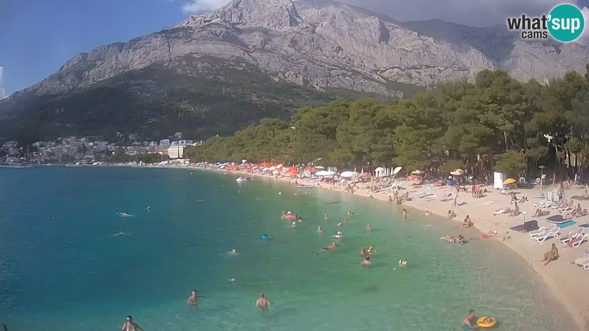 Webcam Baška Voda – Borik, Nikolina Strand