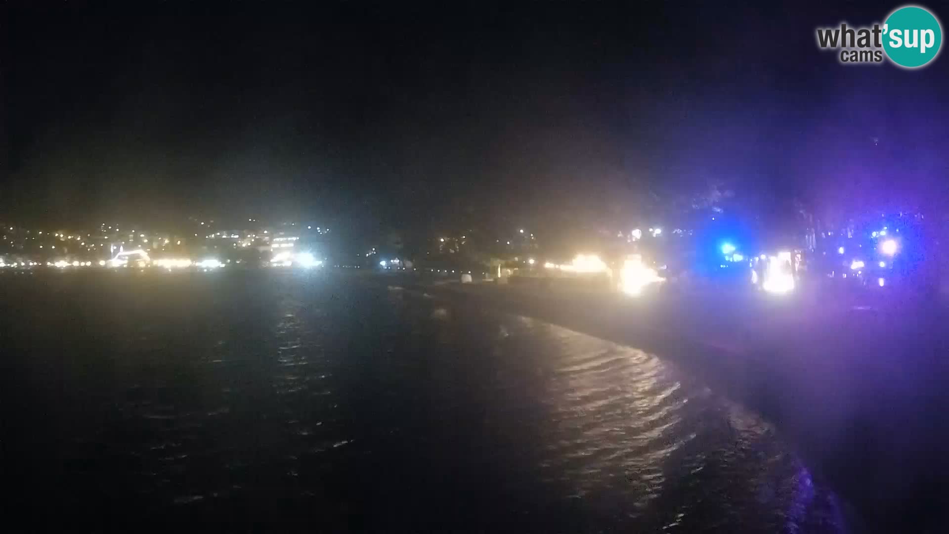 Web kamera – Baška Voda – Borik, pogled na plažu Nikolina