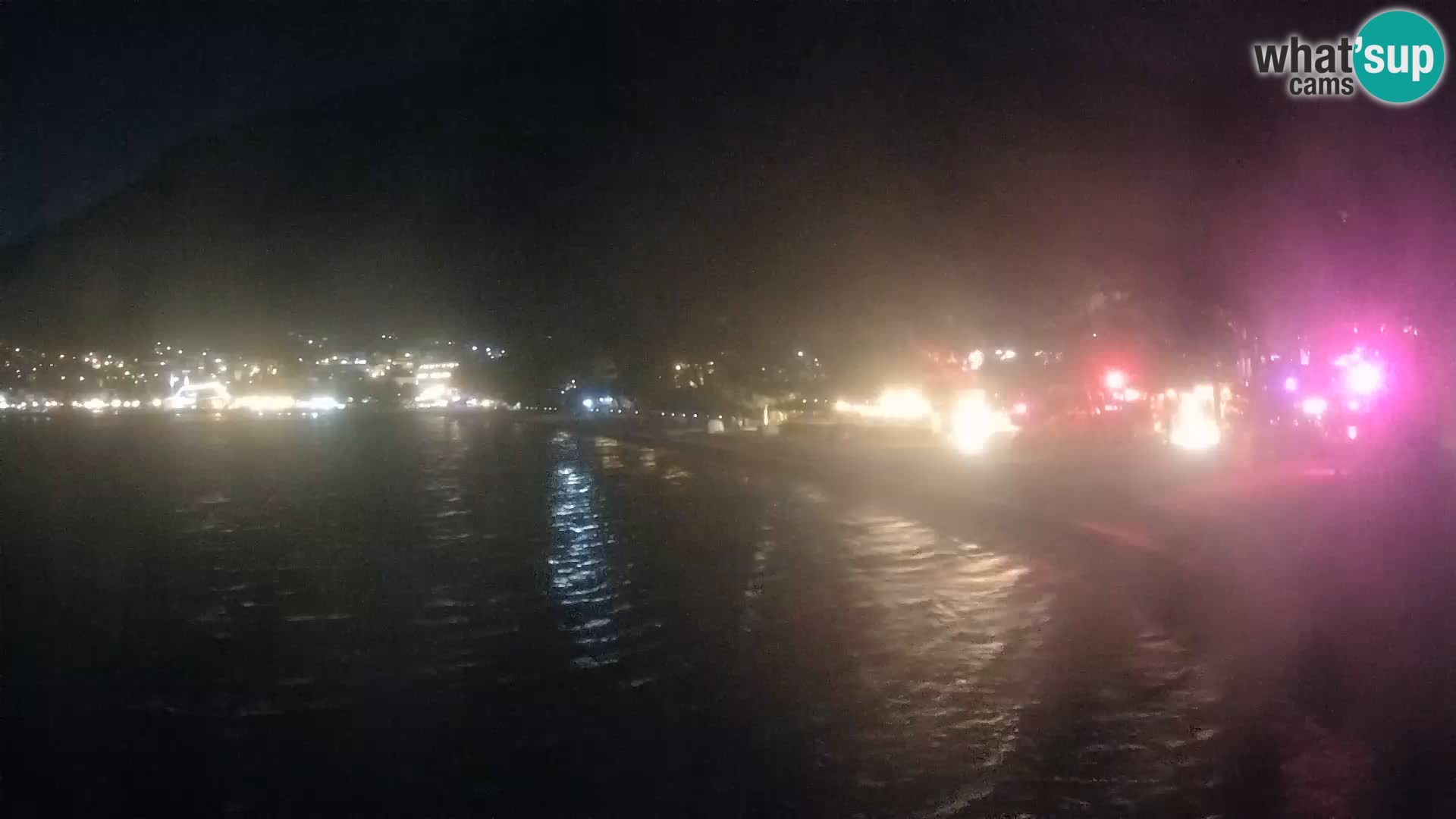 Spletna kamera – Baška Voda – Borik, pogled na plažo Nikolina