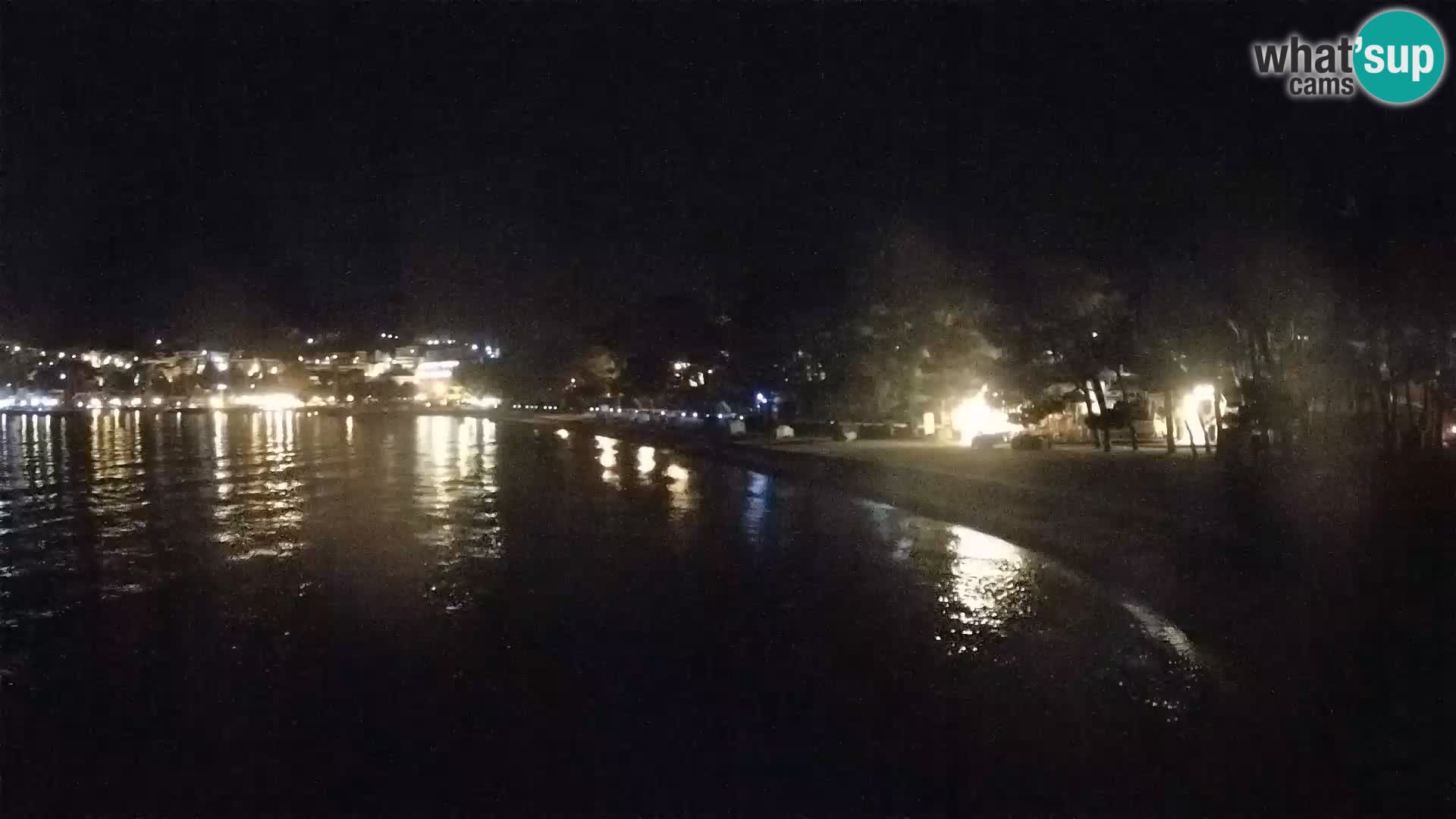 Webcam Live – Baška Voda – Borik, spiaggia Nikolina