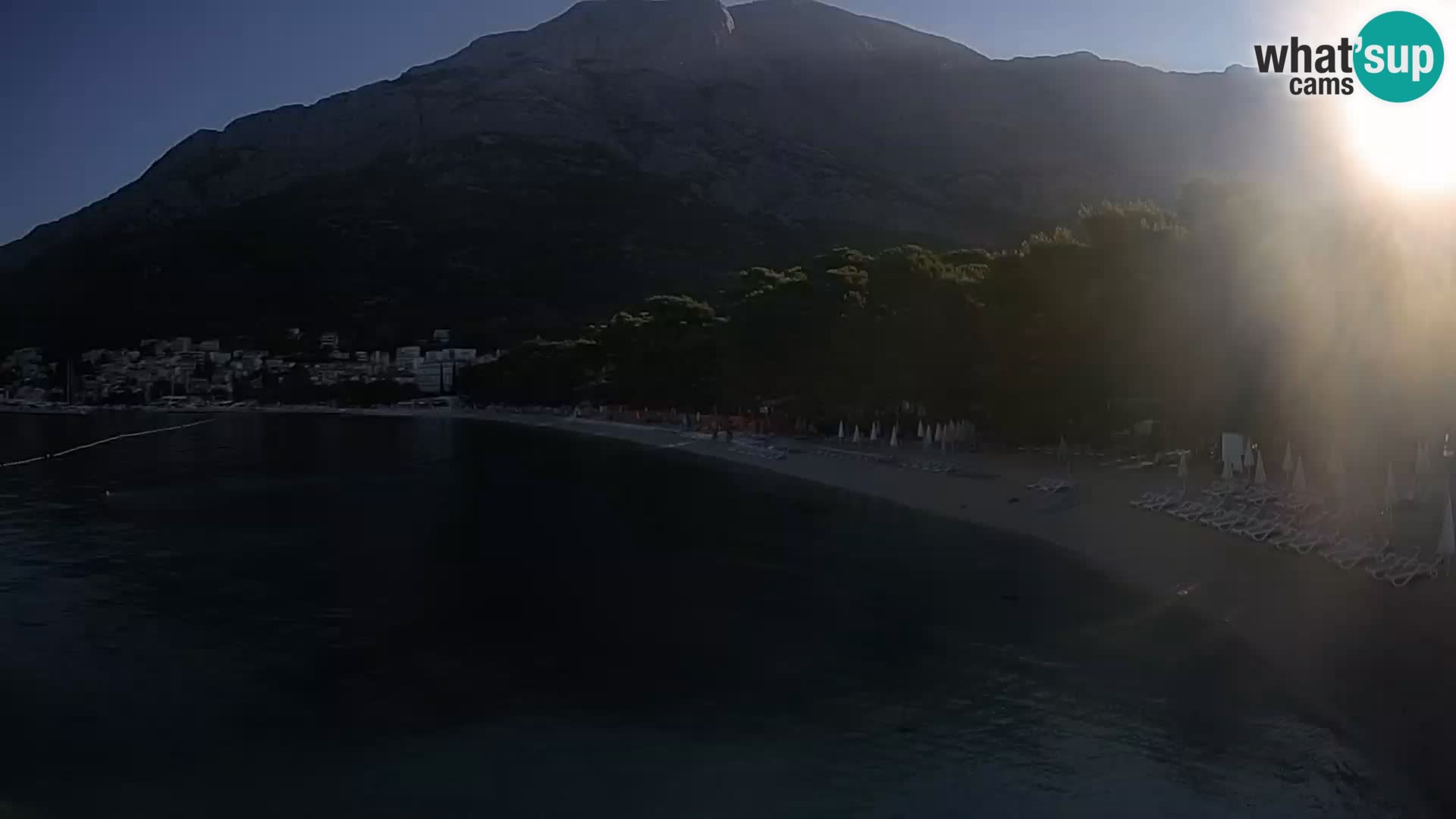 Webcam Basca Voda –  Borik, playa Nikolina