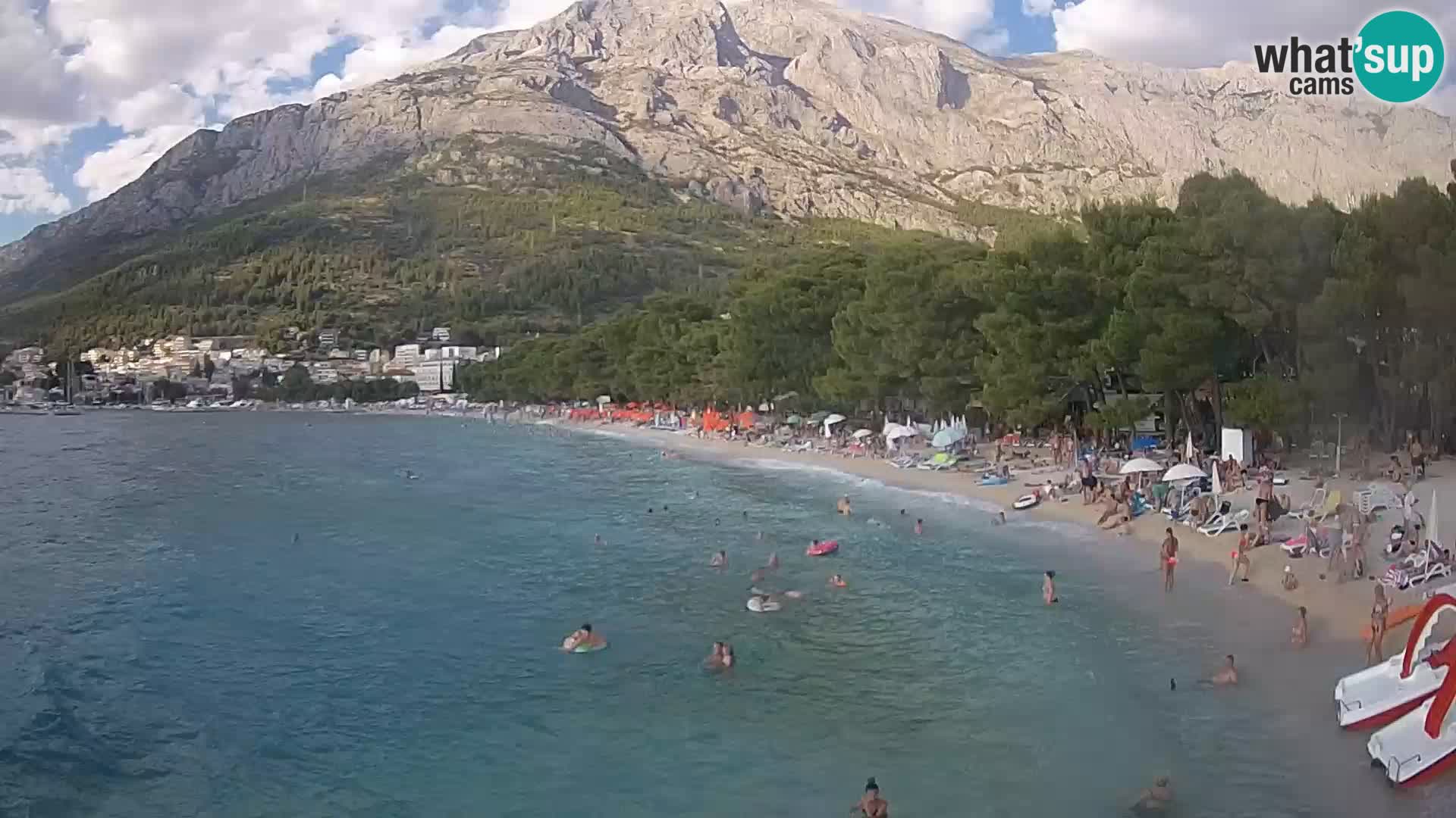 Webcam Baška Voda – Borik, Nikolina Strand