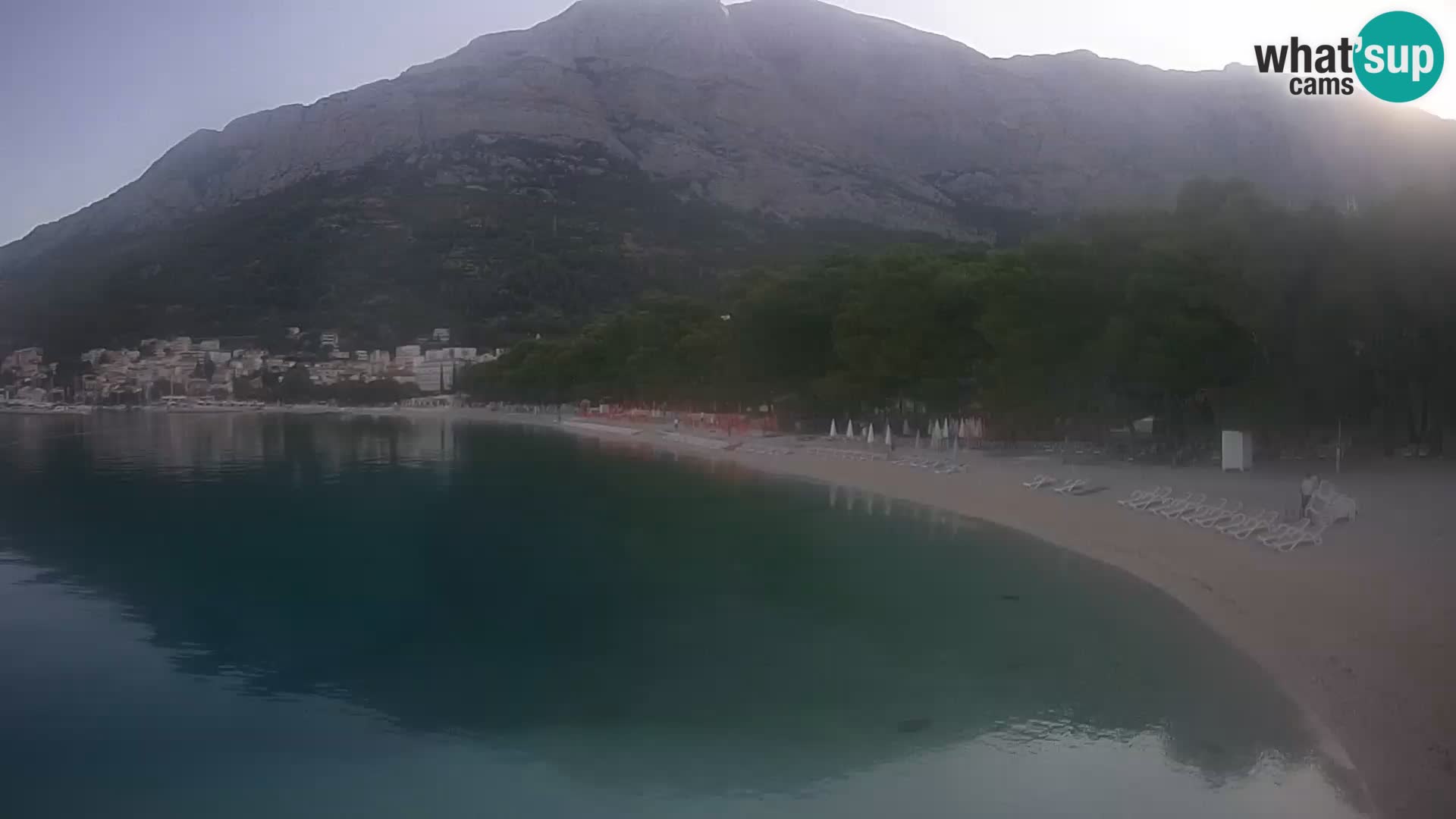 Webcam Basca Voda –  Borik, playa Nikolina