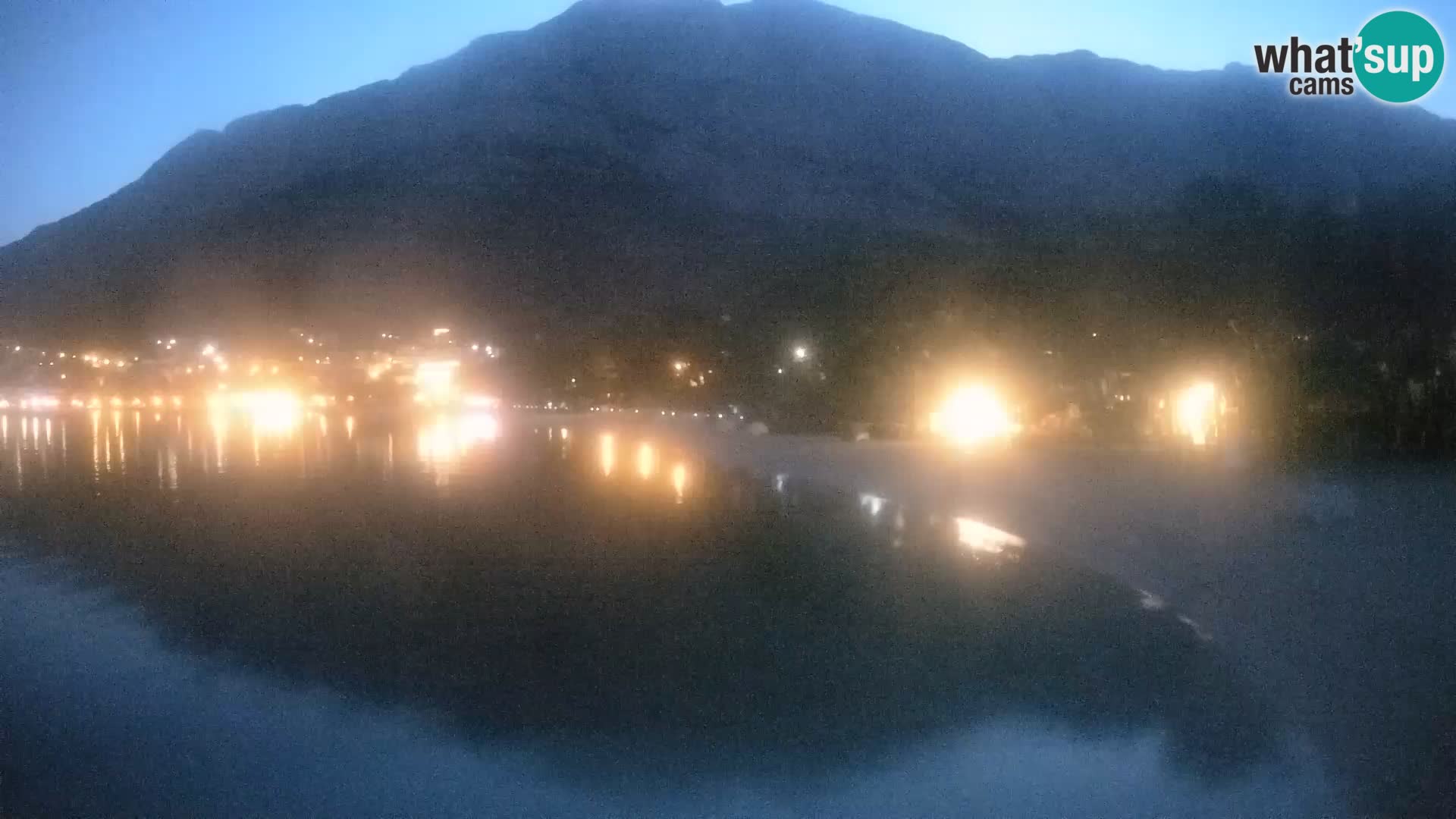 Spletna kamera – Baška Voda – Borik, pogled na plažo Nikolina