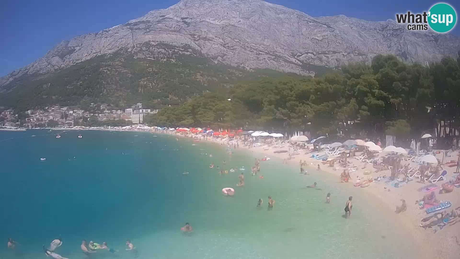 Webcam Baška Voda – Borik, Nikolina Strand