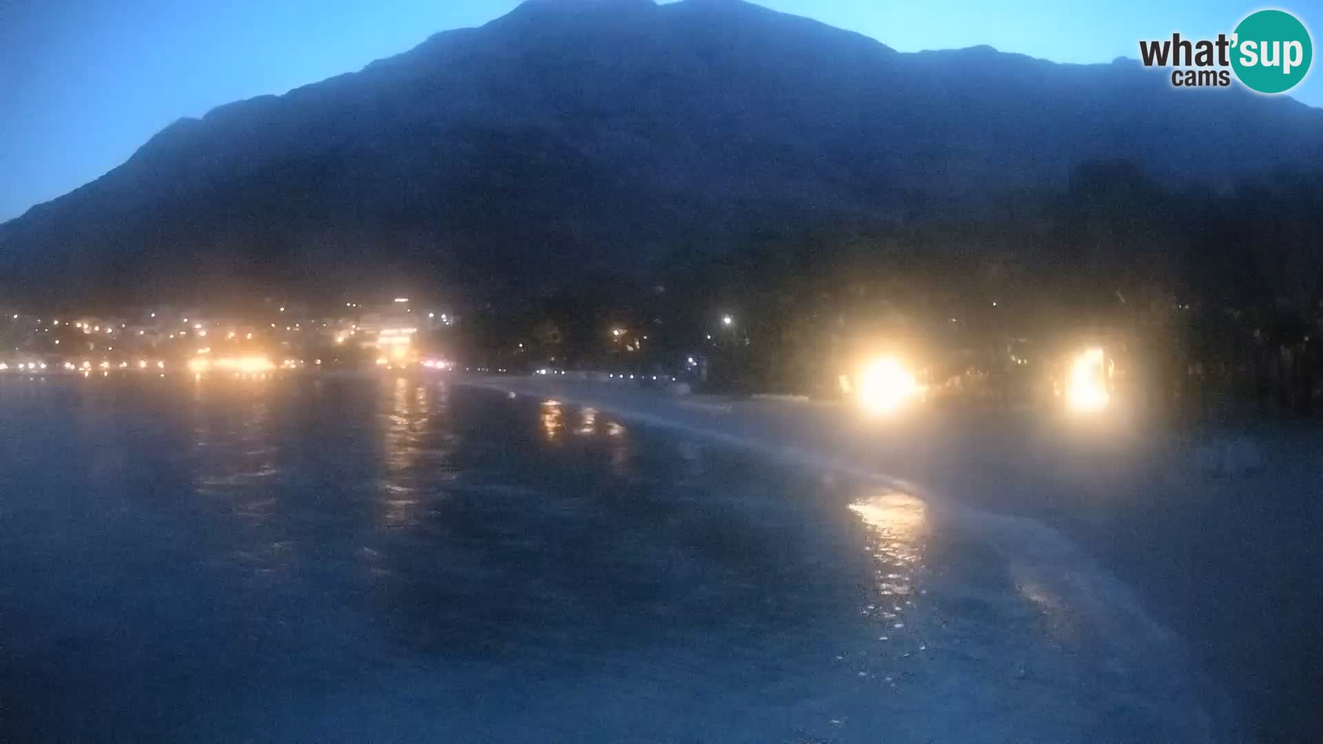 Webcam Live – Baška Voda – Borik, spiaggia Nikolina