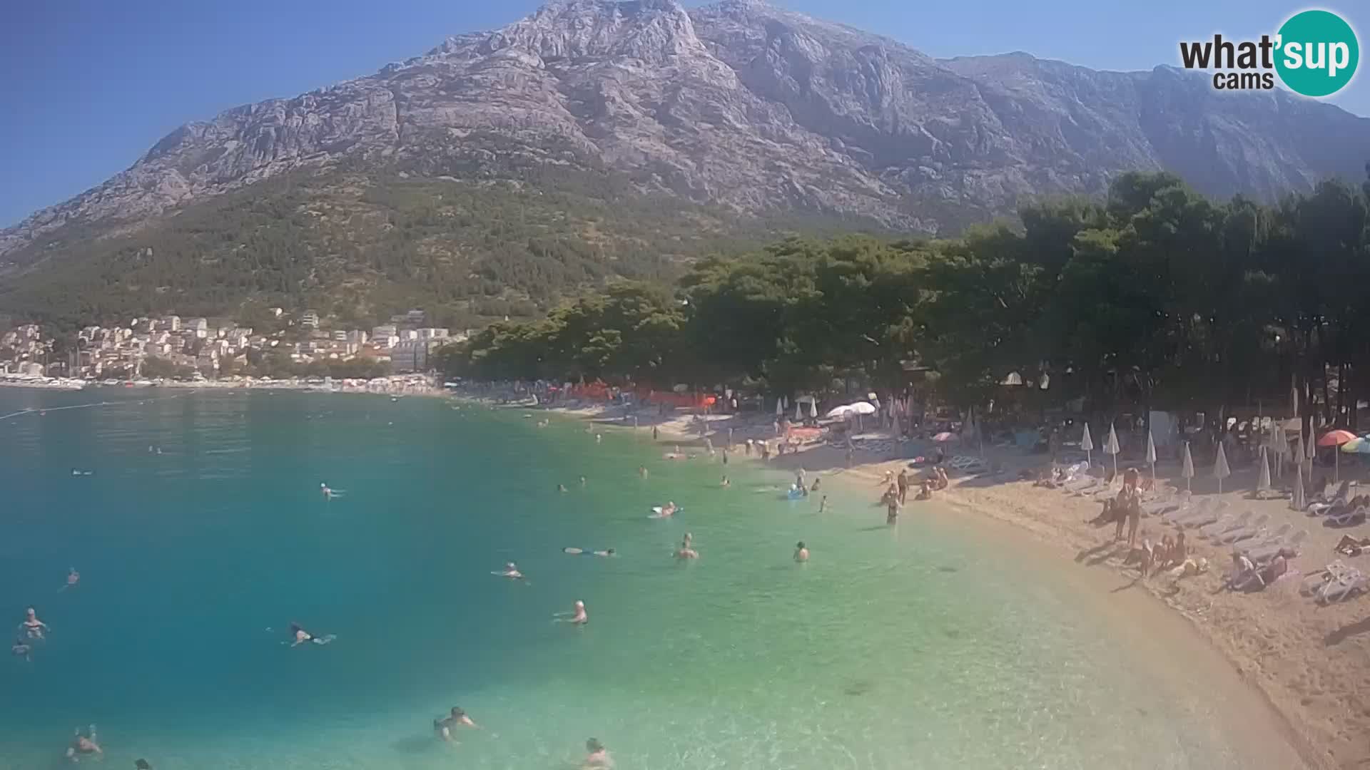 Webcam Baška Voda – Borik, Nikolina Strand