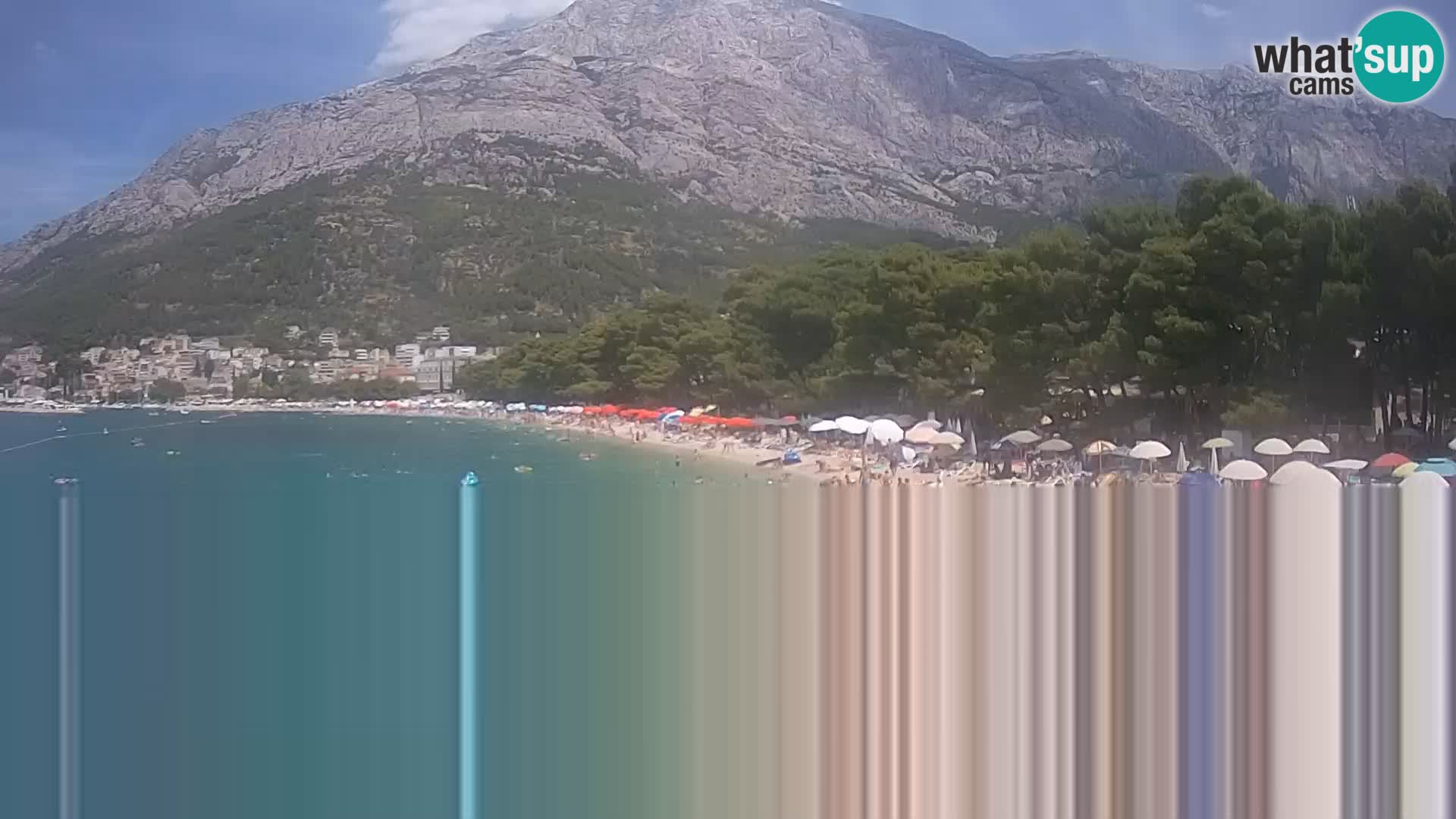 Webcam Baška Voda – Borik, Nikolina Strand