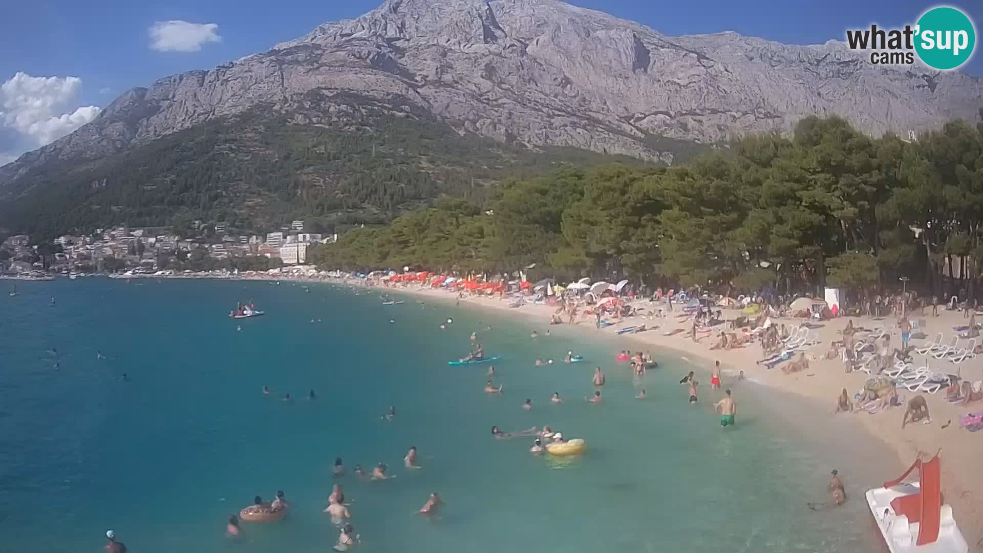 Webcam Baška Voda – Borik, Nikolina Strand
