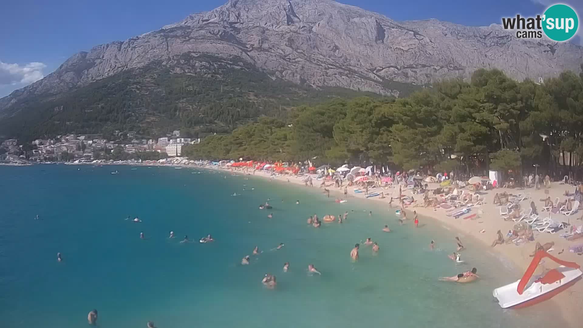 Webcam Baška Voda – Borik, Nikolina Strand