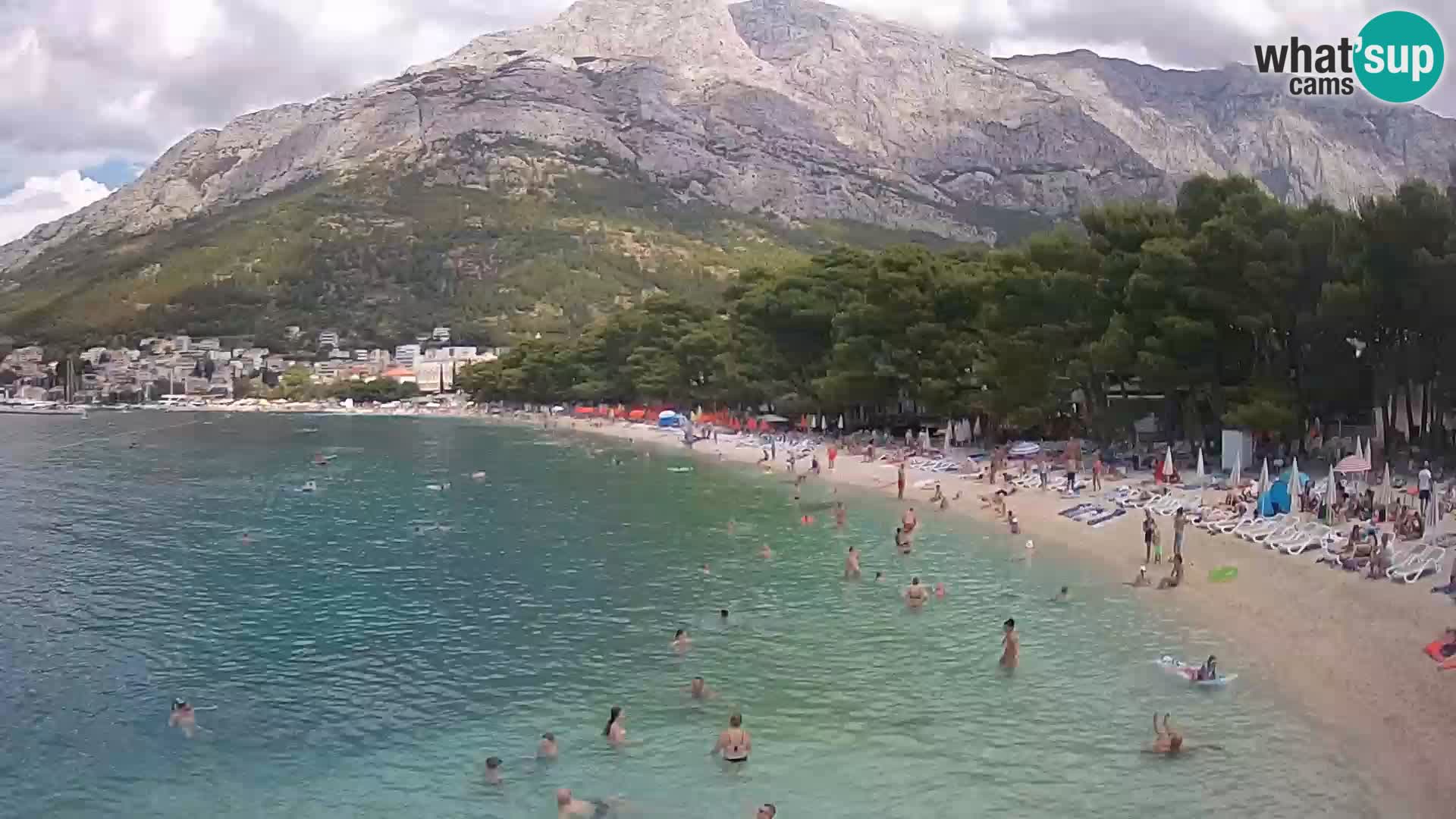 Webcam Live –  Baška Voda – Borik, Nikolina beach