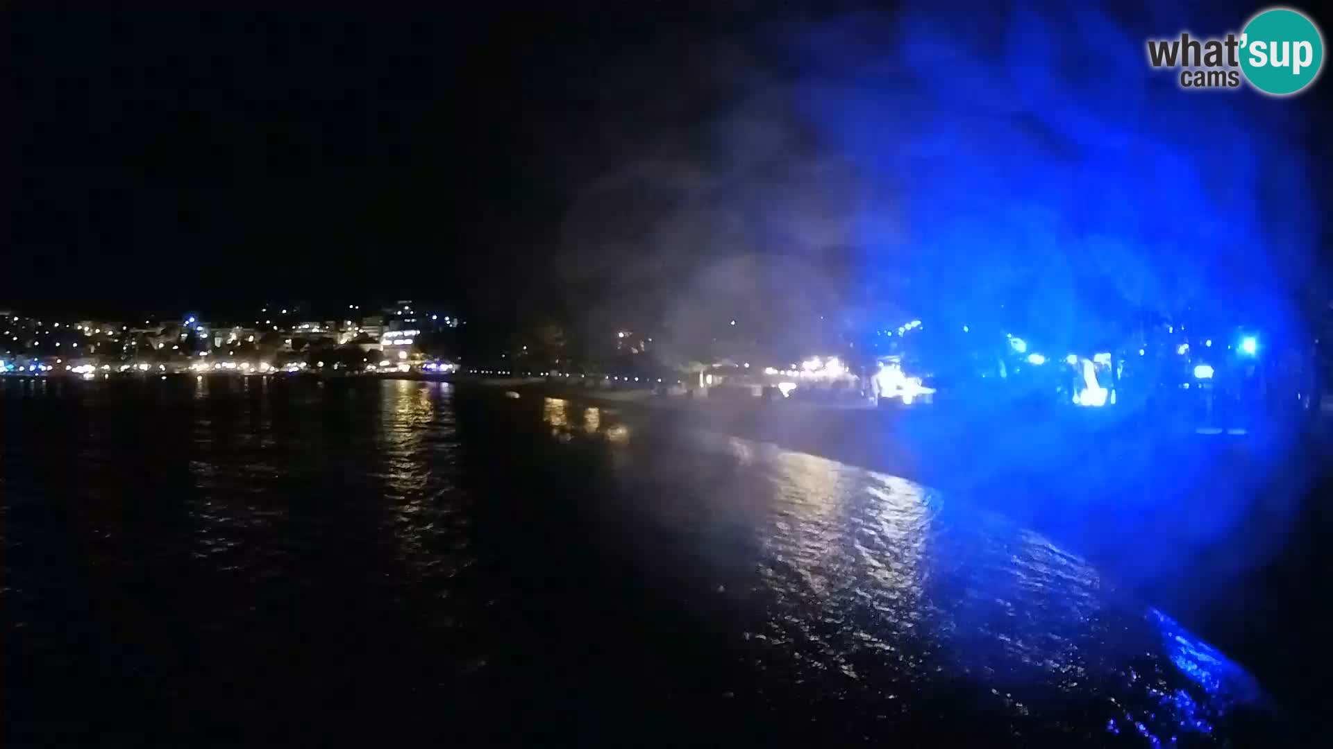 Webcam Live – Baška Voda – Borik, spiaggia Nikolina