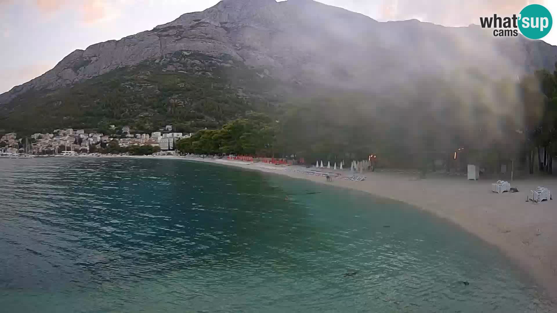 Webcam Live –  Baška Voda – Borik, Nikolina beach