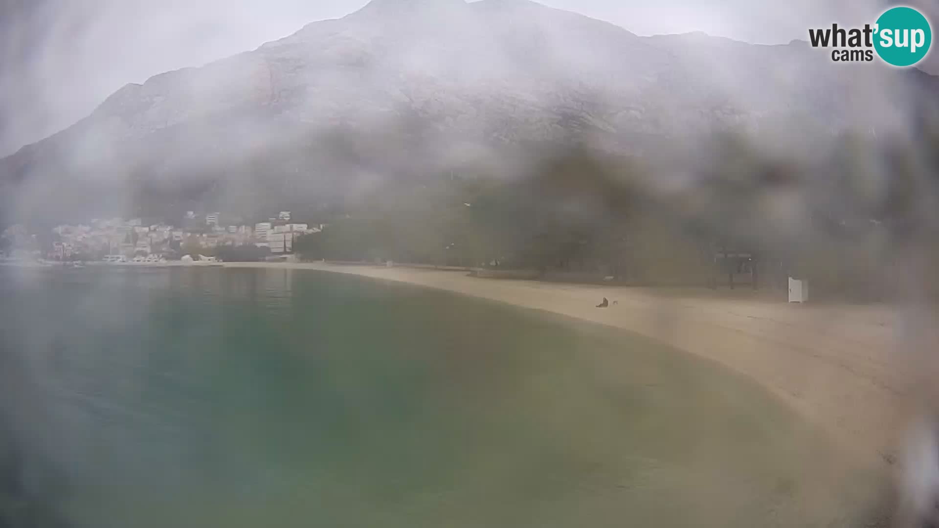 Webcam Baška Voda – Borik, plage Nikolina