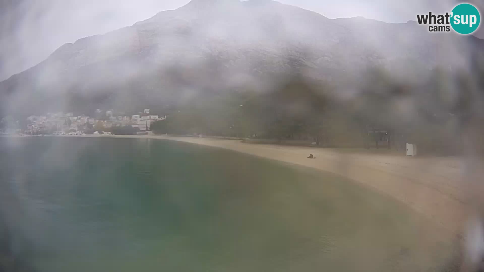 Webcam Live – Baška Voda – Borik, spiaggia Nikolina