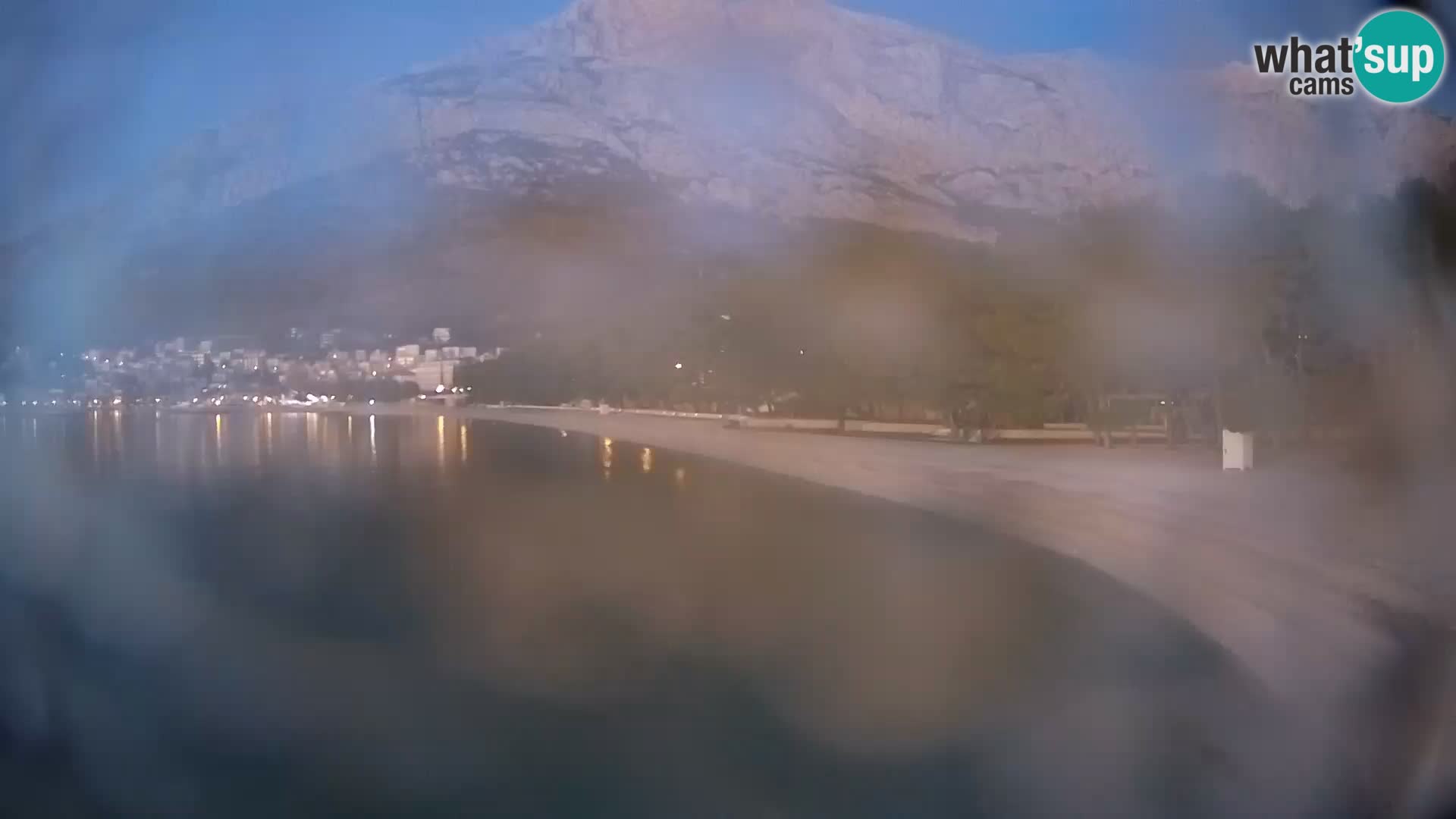 Webcam Live – Baška Voda – Borik, spiaggia Nikolina