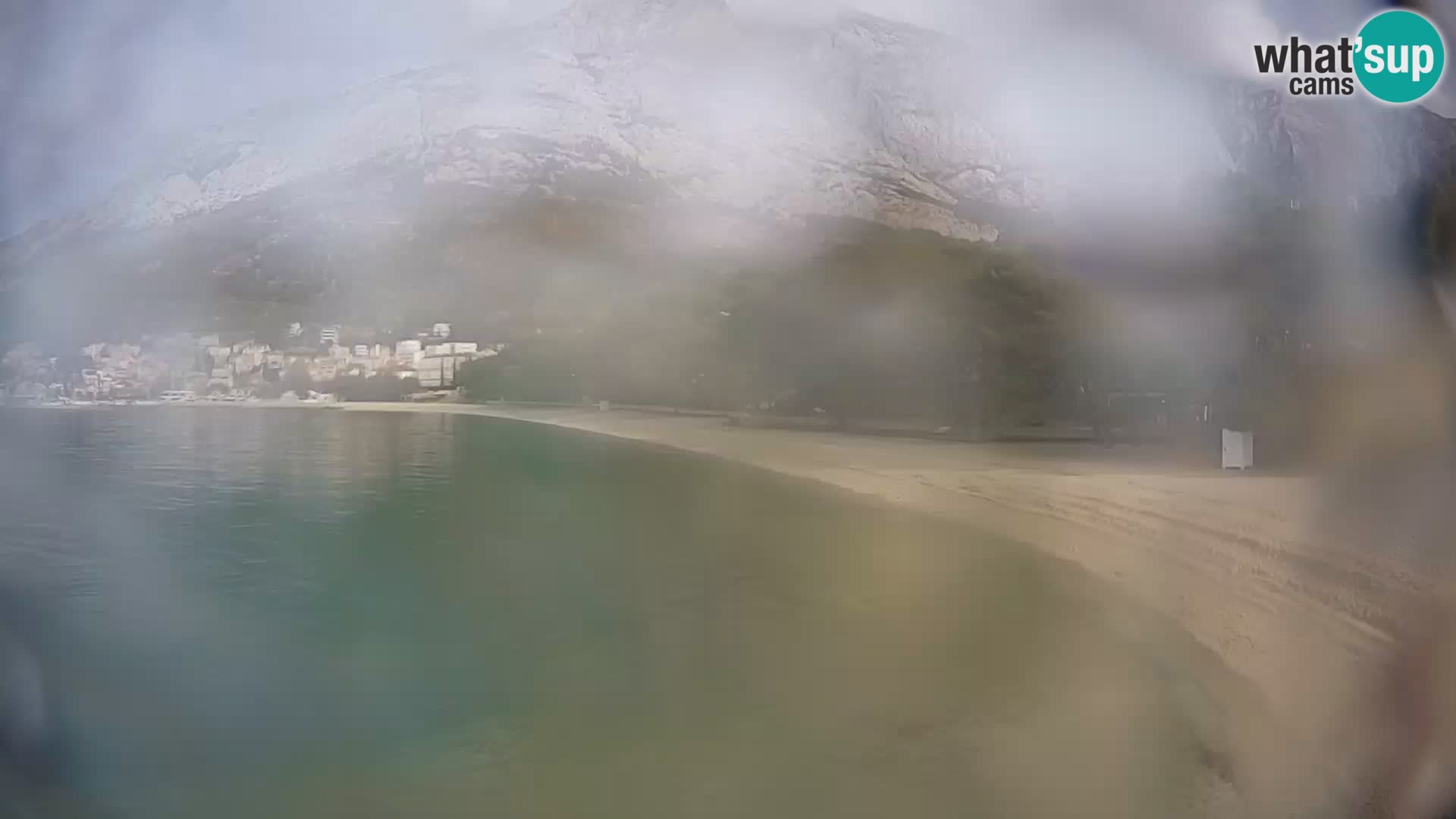 Webcam Baška Voda – Borik, plage Nikolina