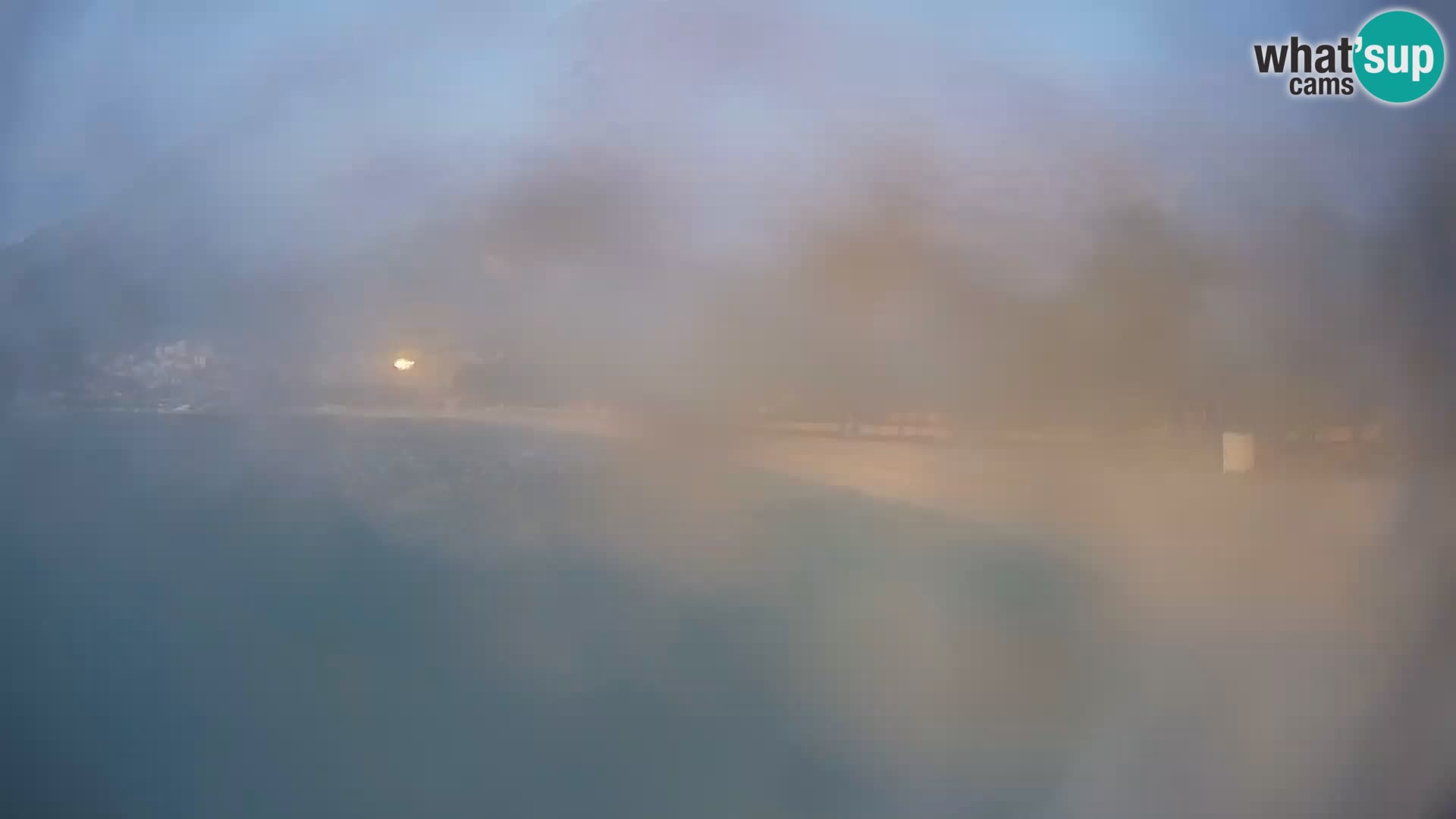 Webcam Live – Baška Voda – Borik, spiaggia Nikolina