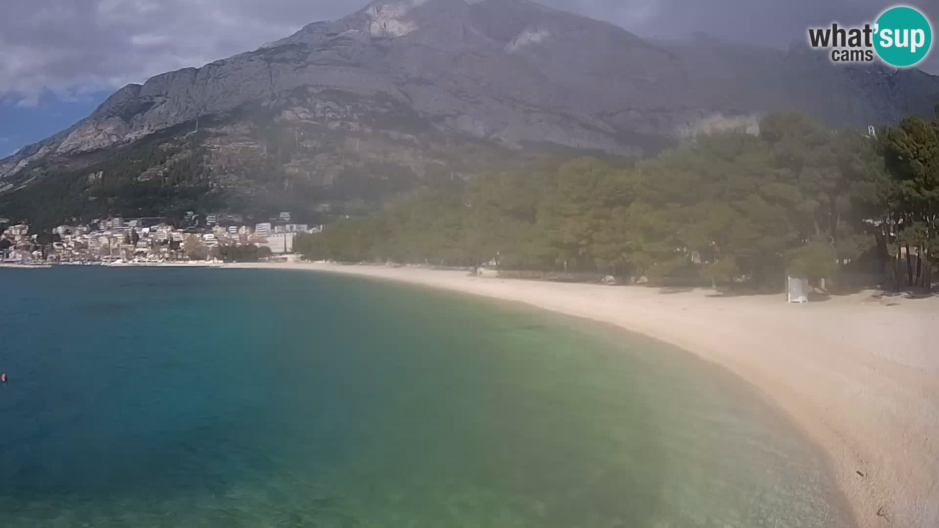 Webcam Baška Voda – Borik, Nikolina Strand