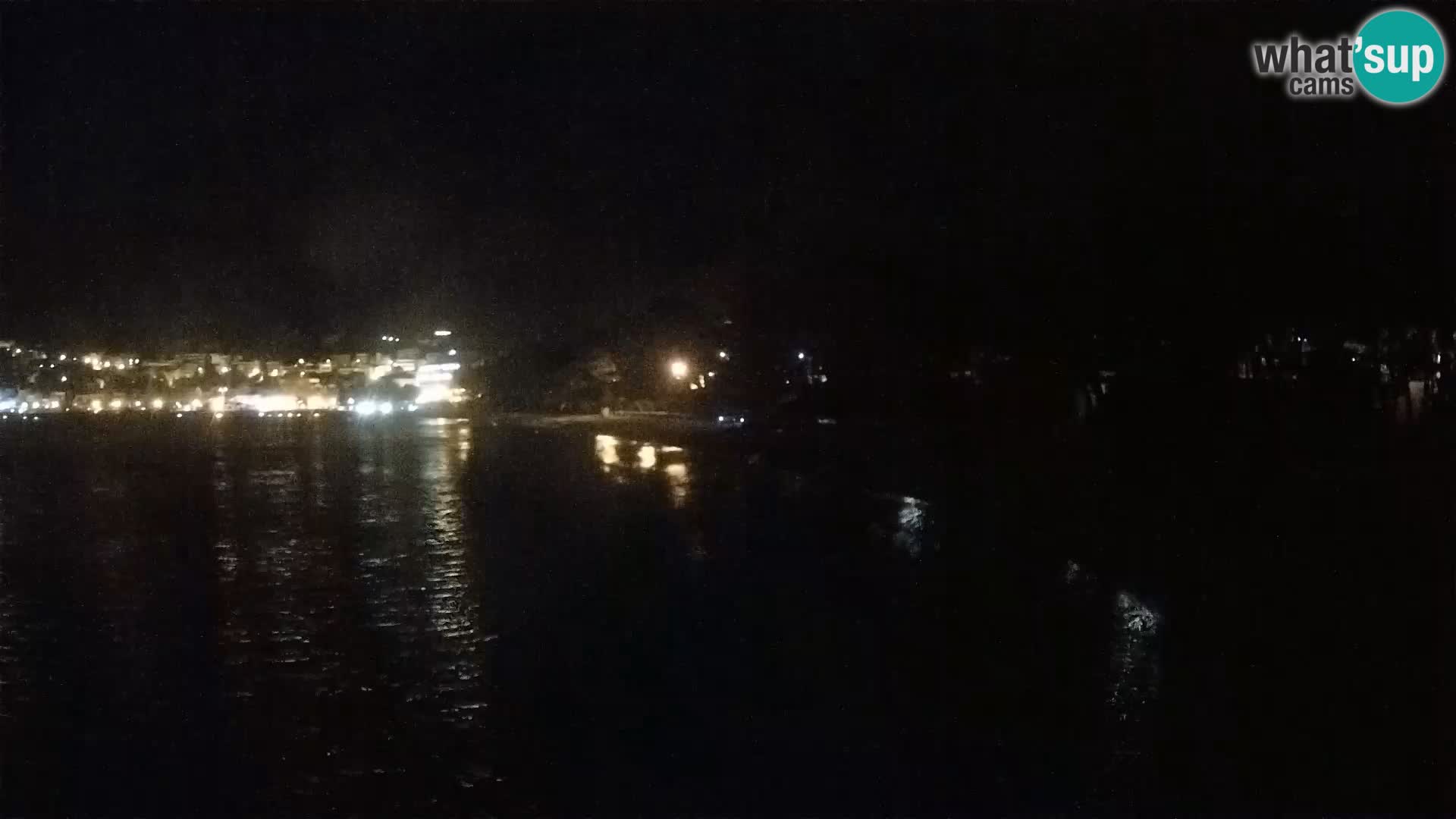 Spletna kamera – Baška Voda – Borik, pogled na plažo Nikolina