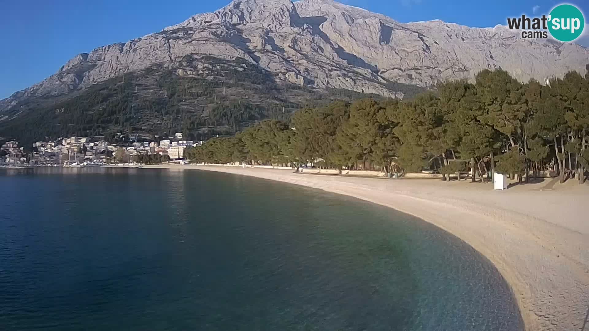 Webcam Live –  Baška Voda – Borik, Nikolina beach