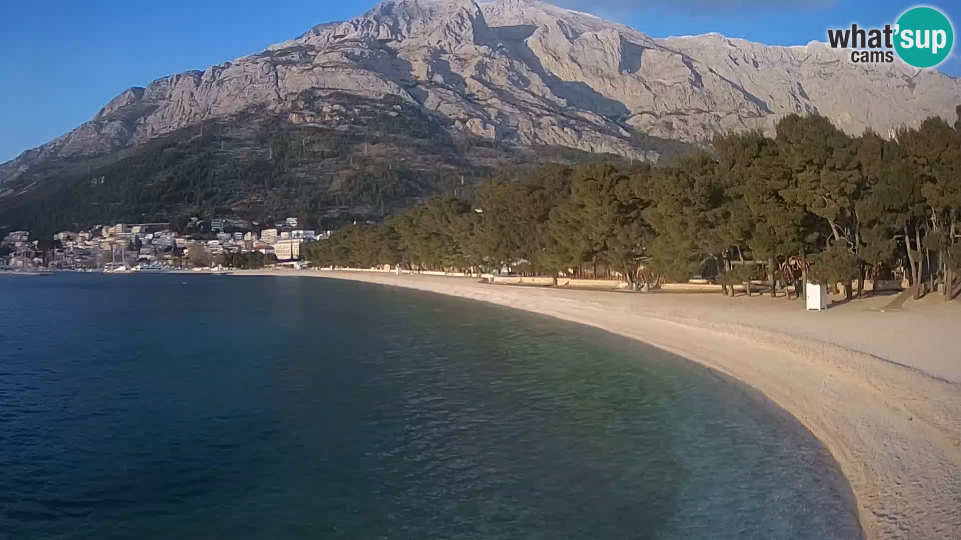 Webcam Basca Voda –  Borik, playa Nikolina