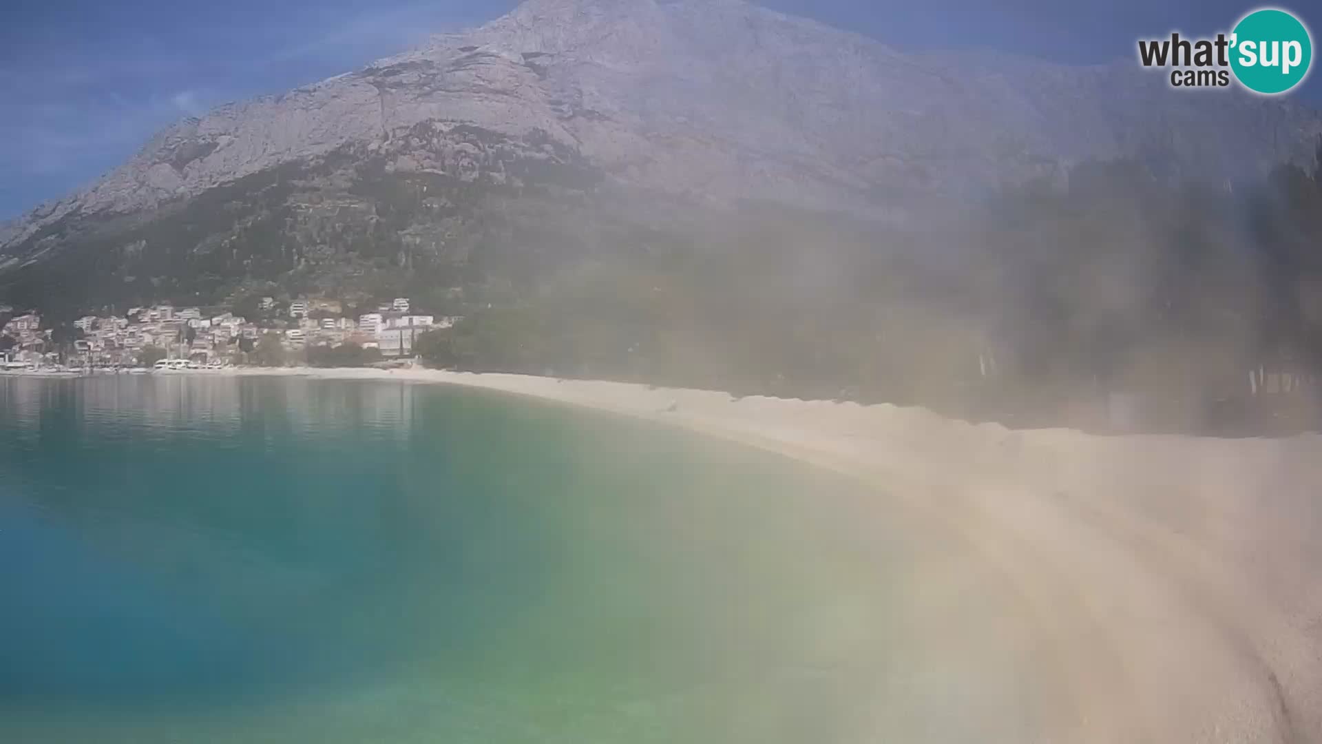 Webcam Basca Voda –  Borik, playa Nikolina