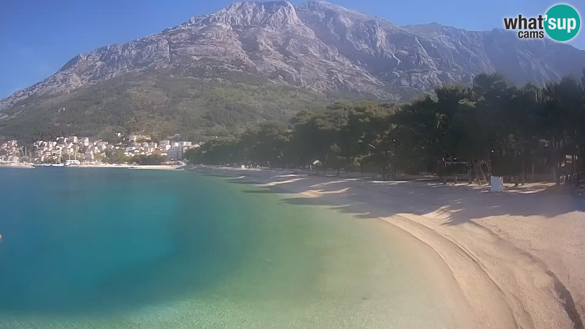 Webcam Baška Voda – Borik, Nikolina Strand