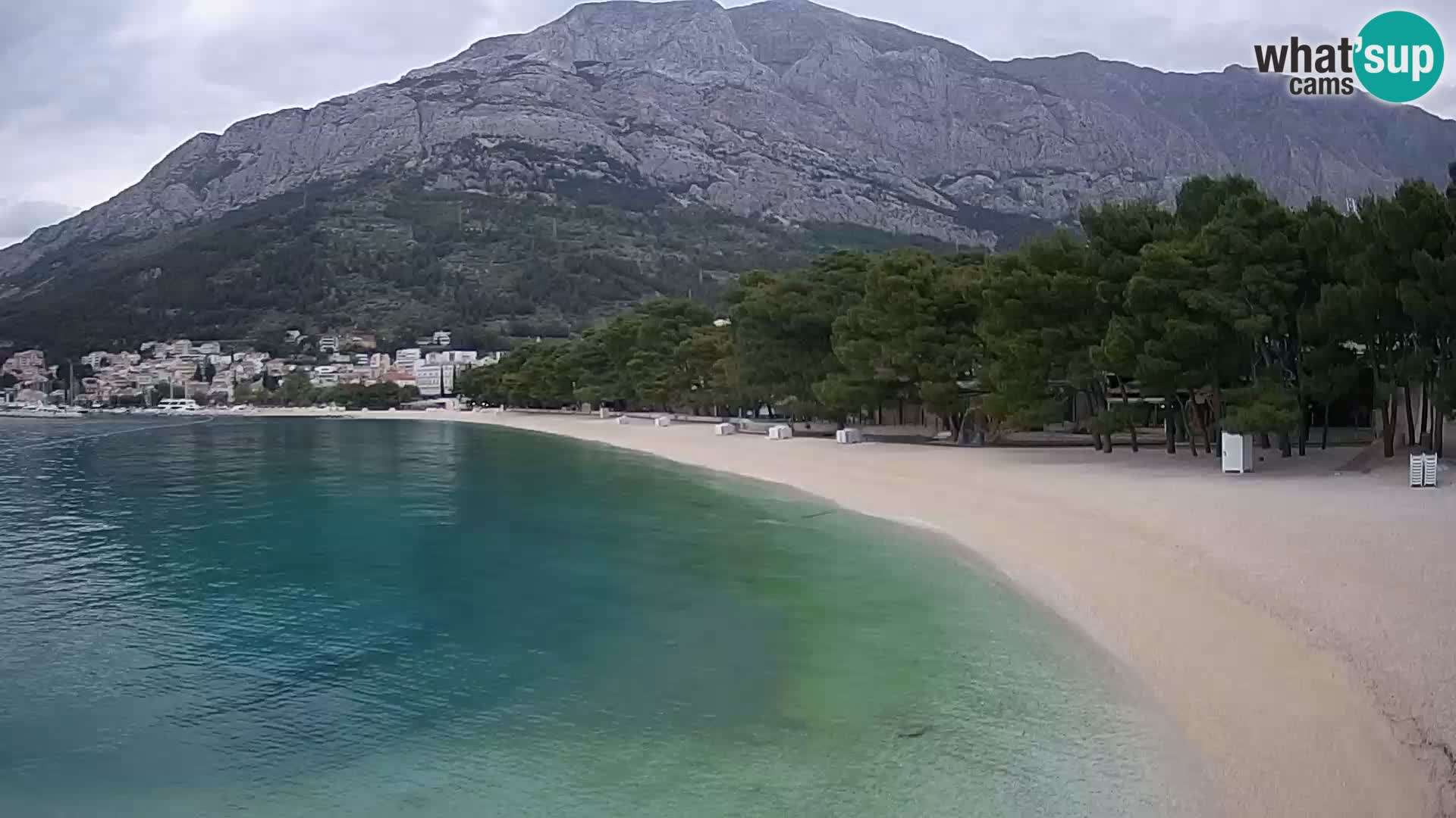 Webcam Live –  Baška Voda – Borik, Nikolina beach